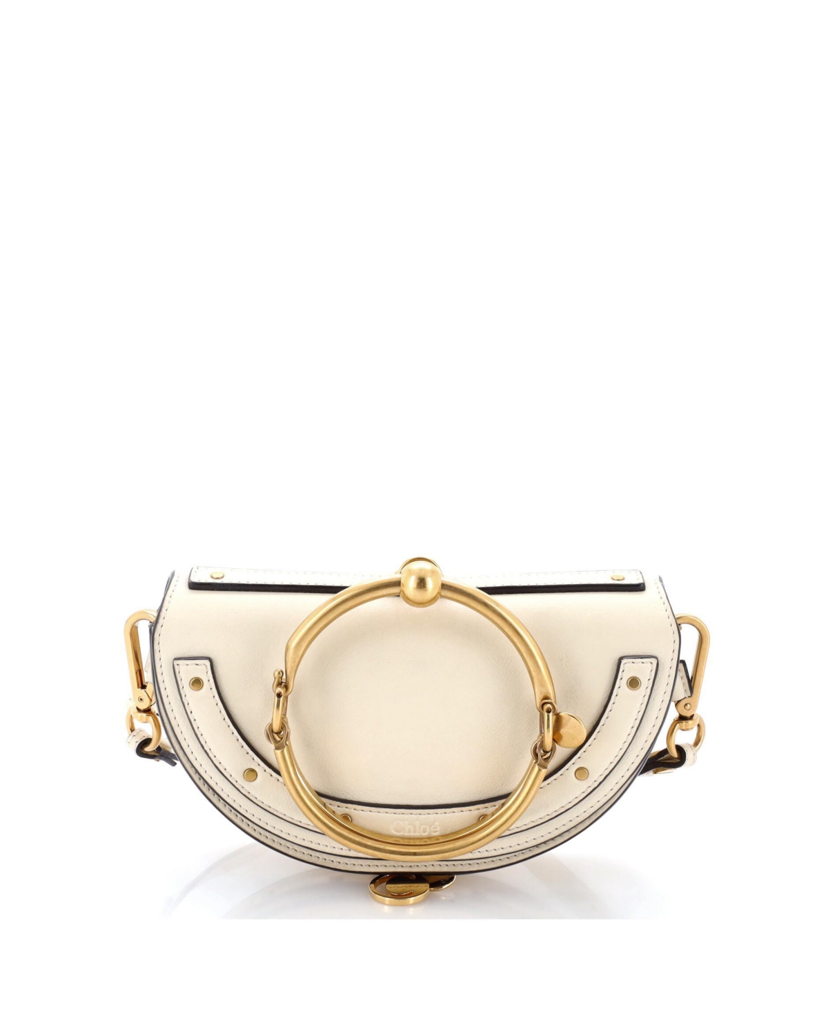 Pre-Owned Chloe Mini Nile Crossbody Bag Leather – Natural Pre-Owned Chloe Mini Nile Crossbody Bag Leather – Natural