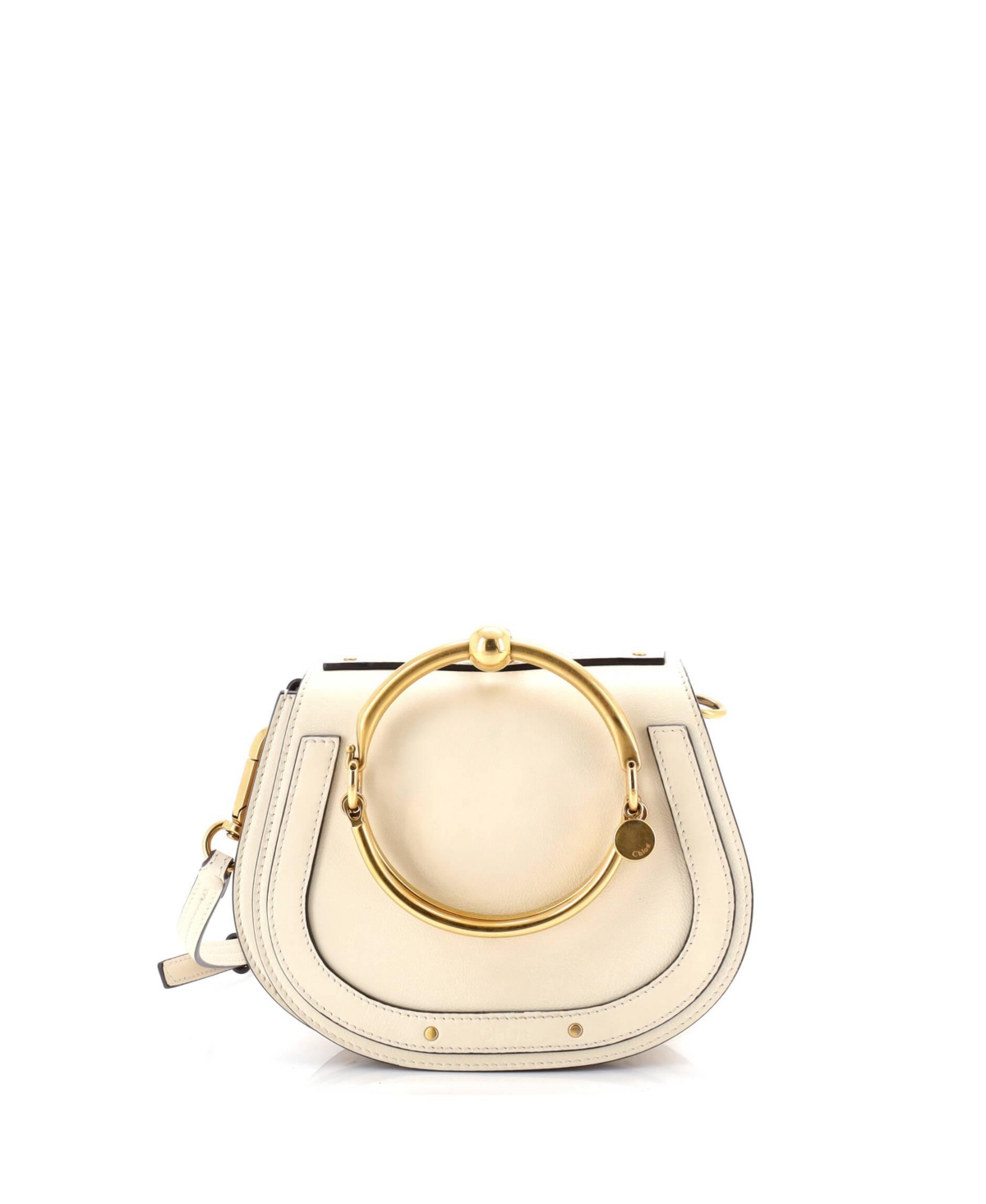 Pre-Owned Chloe Small Nile Crossbody Bag Leather – Natural