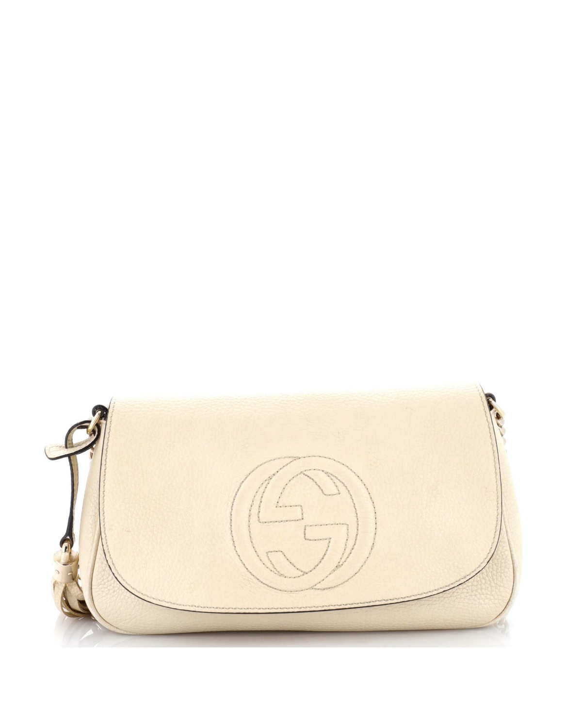 Pre-Owned Gucci Medium Soho Chain Crossbody Bag Leather – Natural