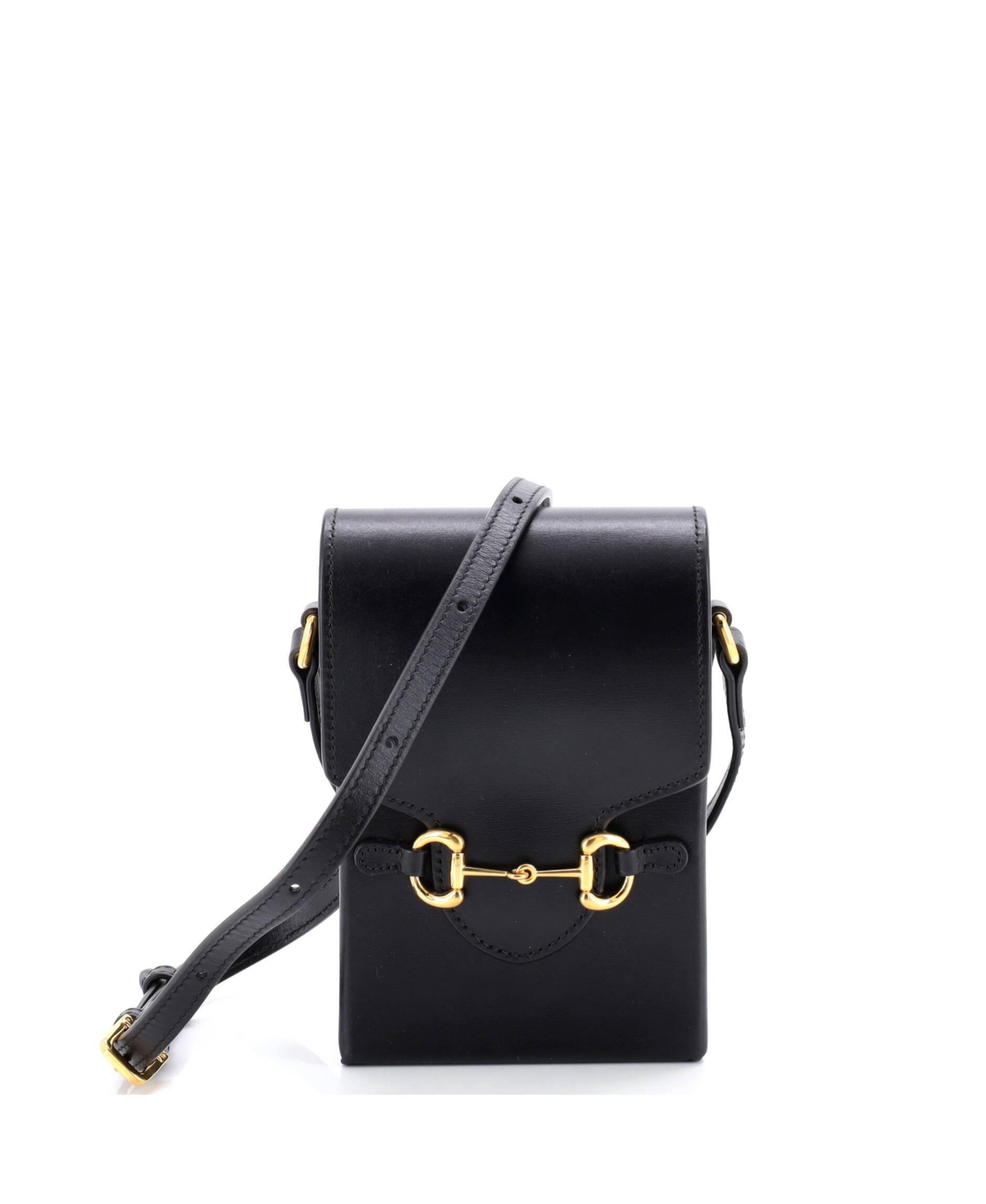 Pre-Owned Gucci Mini Horsebit 1955 Crossbody Bag Leather – Black Pre-Owned Gucci Mini Horsebit 1955 Crossbody Bag Leather – Black