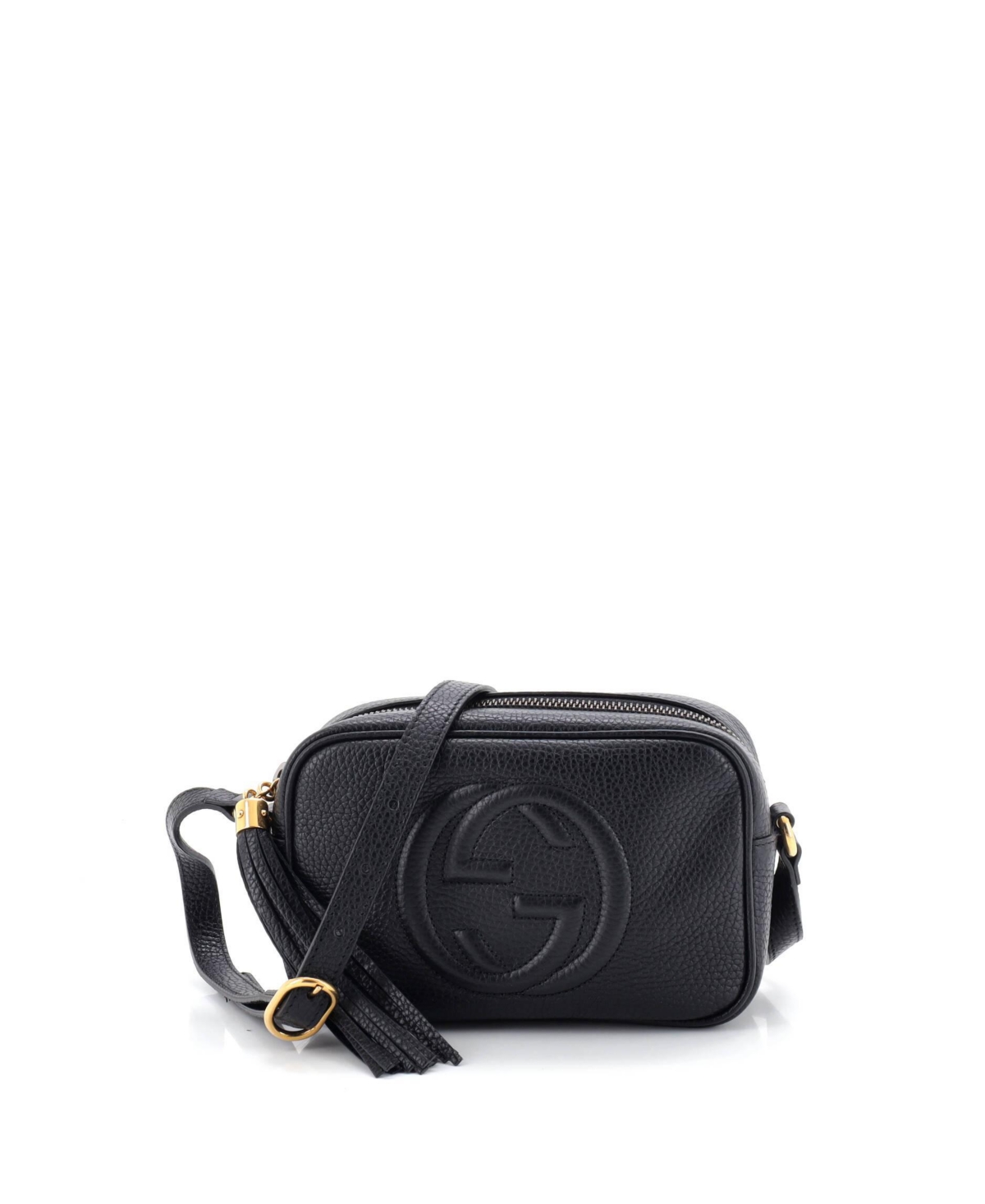 Pre-Owned Gucci Mini Soho Disco Crossbody Bag Leather – Black