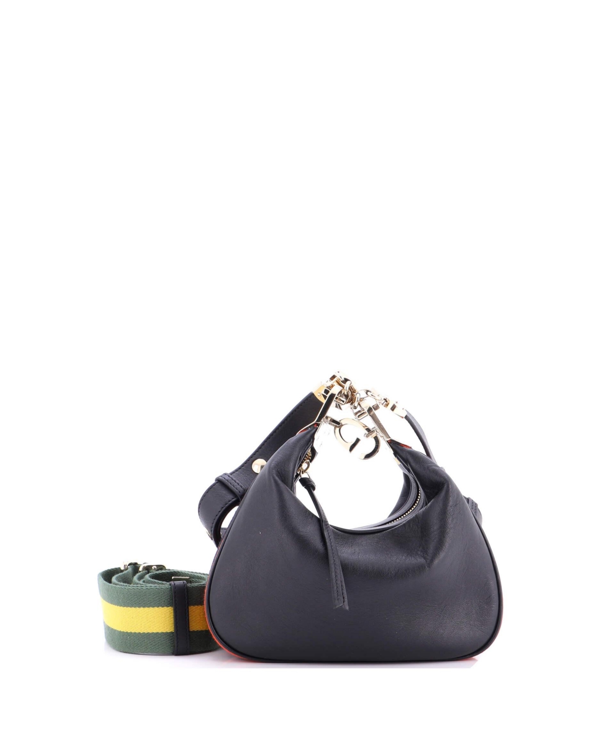 Pre-Owned Gucci Small Attache Shoulder Bag Leather – Black