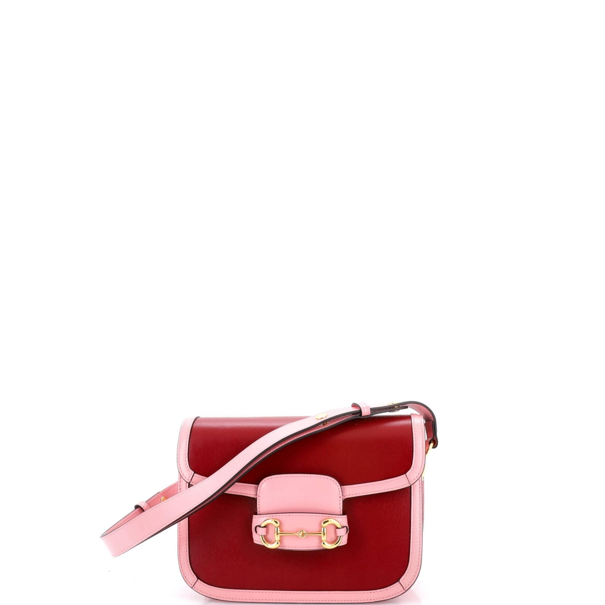 Pre-Owned Gucci Small Horsebit 1955 Shoulder Bag Leather – Pink