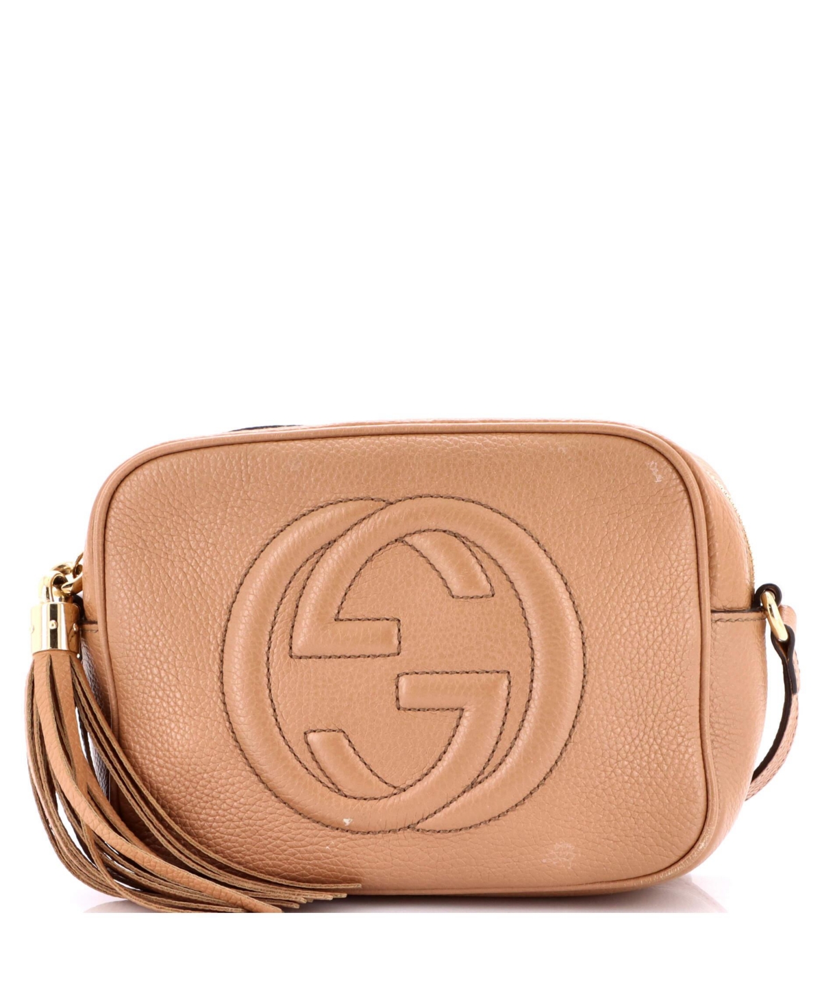 Pre-Owned Gucci Small Soho Disco Crossbody Bag Leather – Brown Pre-Owned Gucci Small Soho Disco Crossbody Bag Leather – Brown