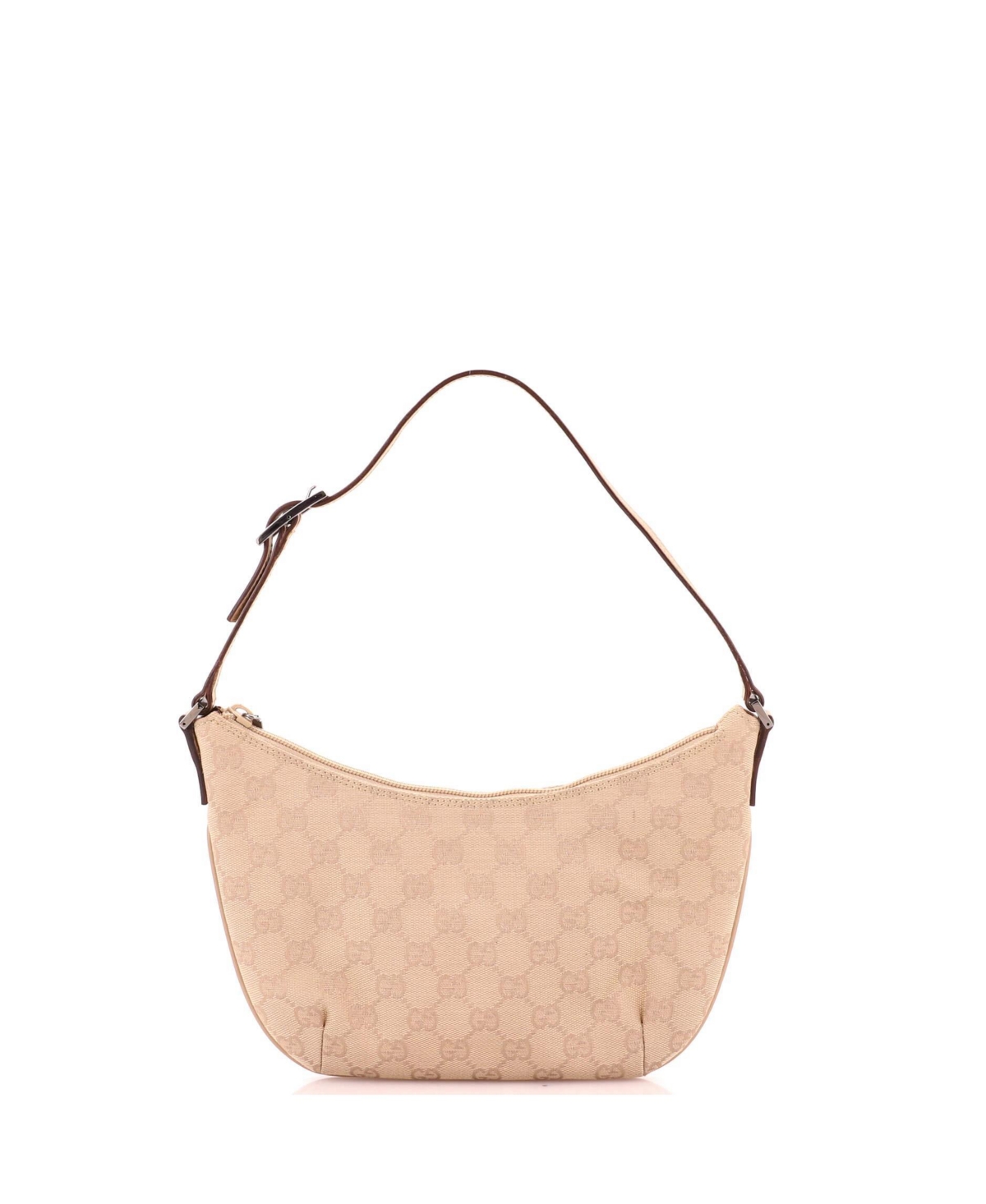 Pre-Owned Gucci Small Vintage Pochette Shoulder Bag Gg Canvas – Natural Pre-Owned Gucci Small Vintage Pochette Shoulder Bag Gg Canvas – Natural