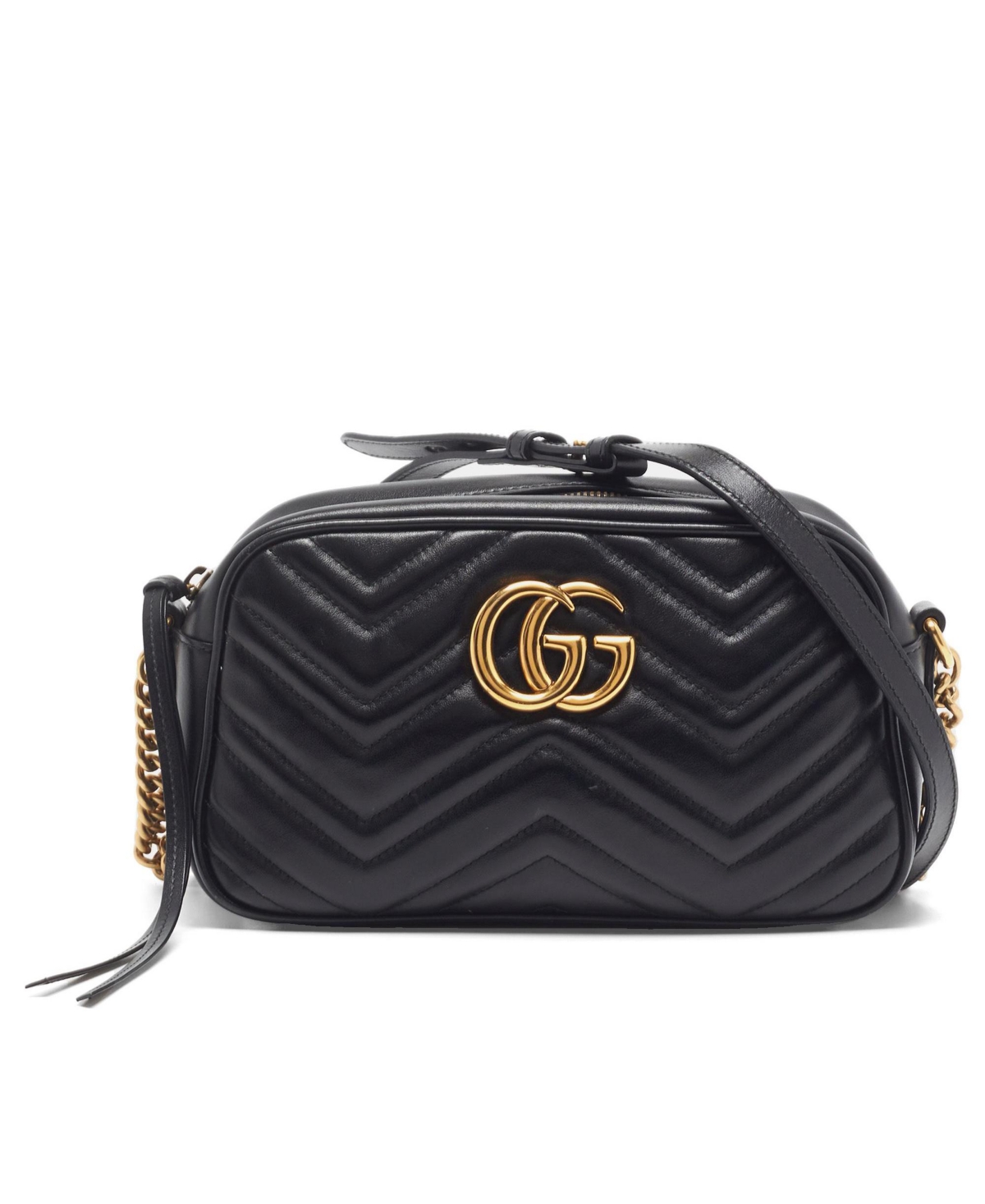 Pre-Owned Gucci Women’s Leather Shoulder Bag – Black