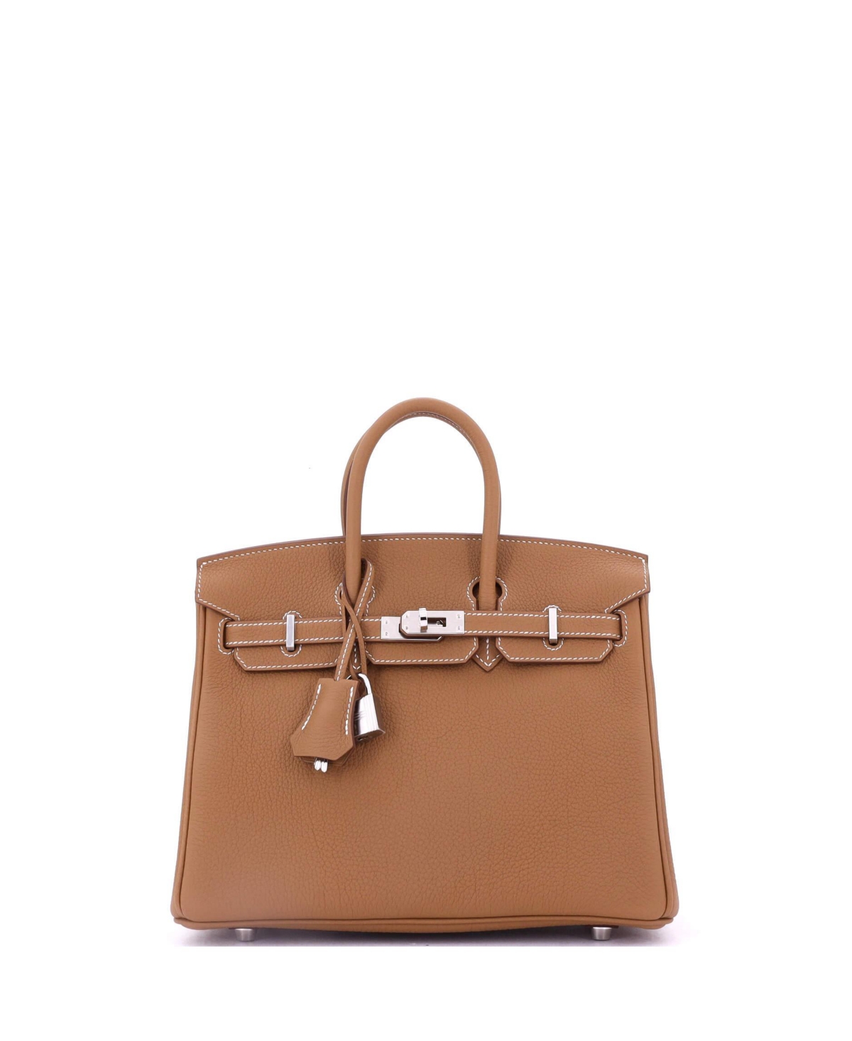 Pre-Owned HERMES Birkin 25 Handbag Brown Togo with Palladium Hardware – Brown Pre-Owned HERMES Birkin 25 Handbag Brown Togo with Palladium Hardware – Brown