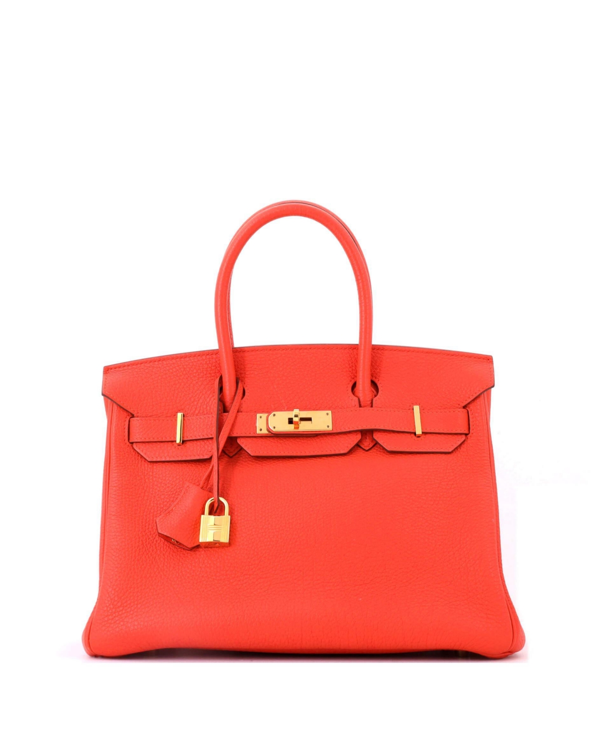 Pre-Owned HERMES Birkin 30 Handbag Orange Togo with Gold Hardware – Red Pre-Owned HERMES Birkin 30 Handbag Orange Togo with Gold Hardware – Red
