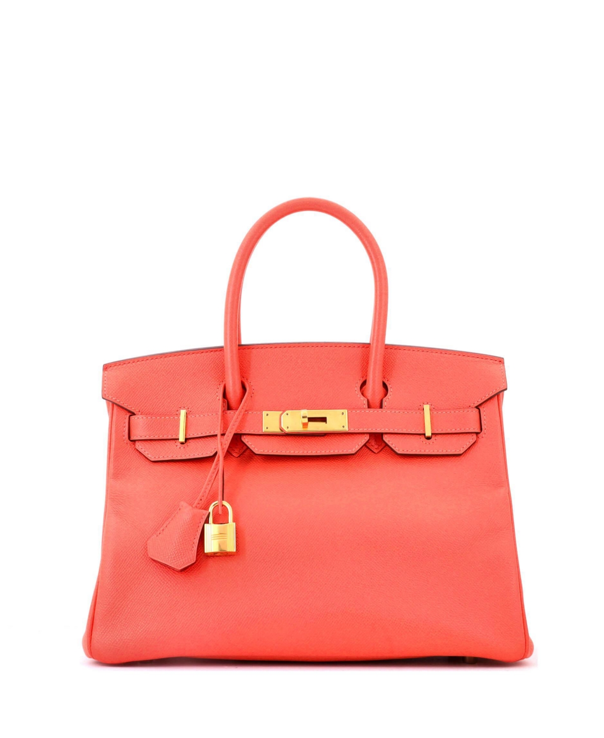 Pre-Owned HERMES Birkin 30 Handbag Red Epsom with Gold Hardware – Orange Pre-Owned HERMES Birkin 30 Handbag Red Epsom with Gold Hardware – Orange