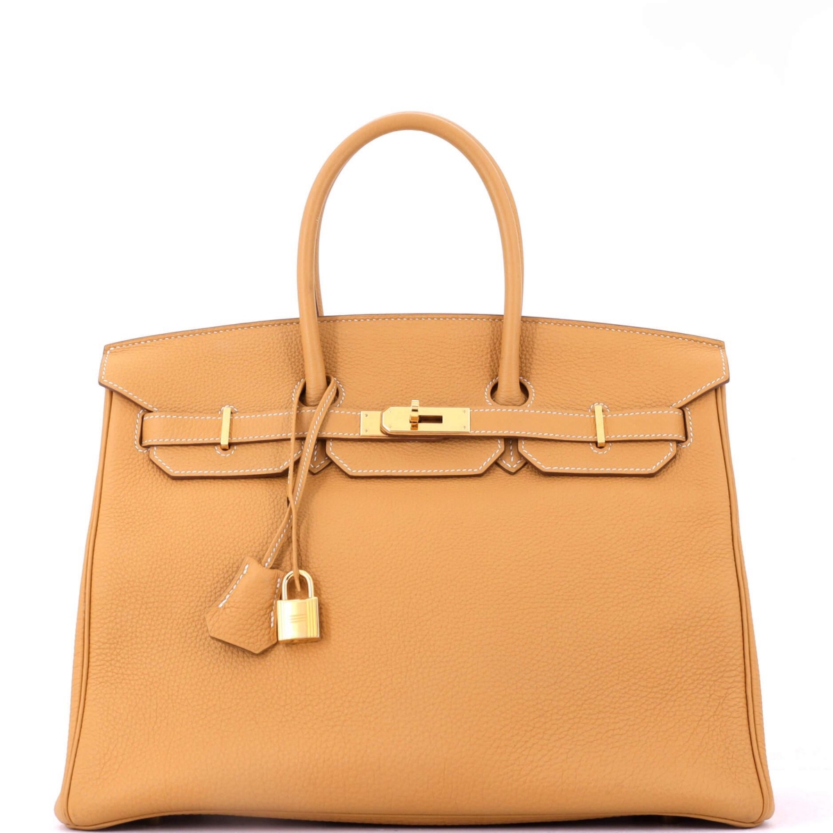Pre-Owned HERMES Birkin 35 Handbag Brown Togo with Gold Hardware – Orange Pre-Owned HERMES Birkin 35 Handbag Brown Togo with Gold Hardware – Orange