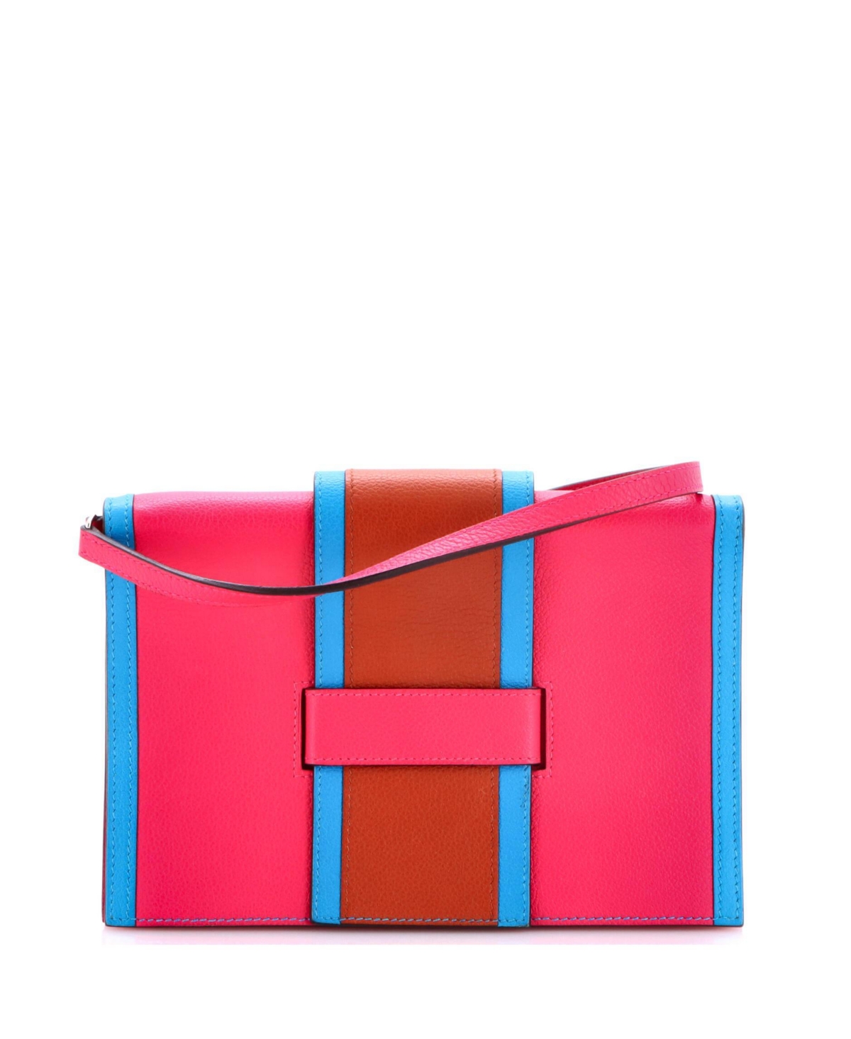 Pre-Owned HERMES H Passant Clutch Shoulder Bag Evercolor – Pink Pre-Owned HERMES H Passant Clutch Shoulder Bag Evercolor – Pink