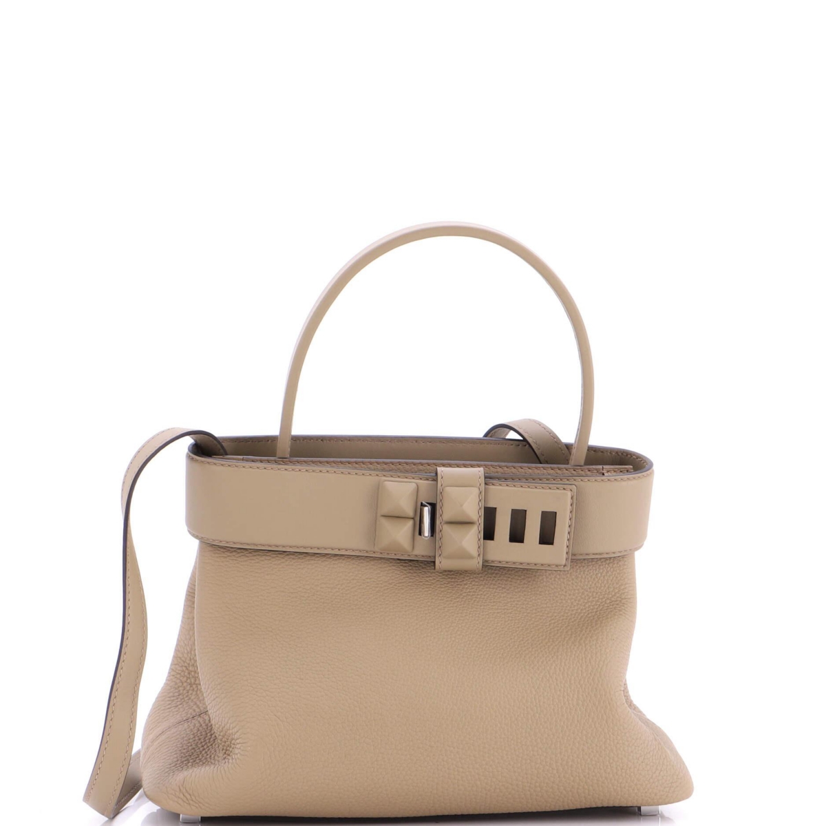 Pre-Owned HERMES Medor Handbag Togo – Natural