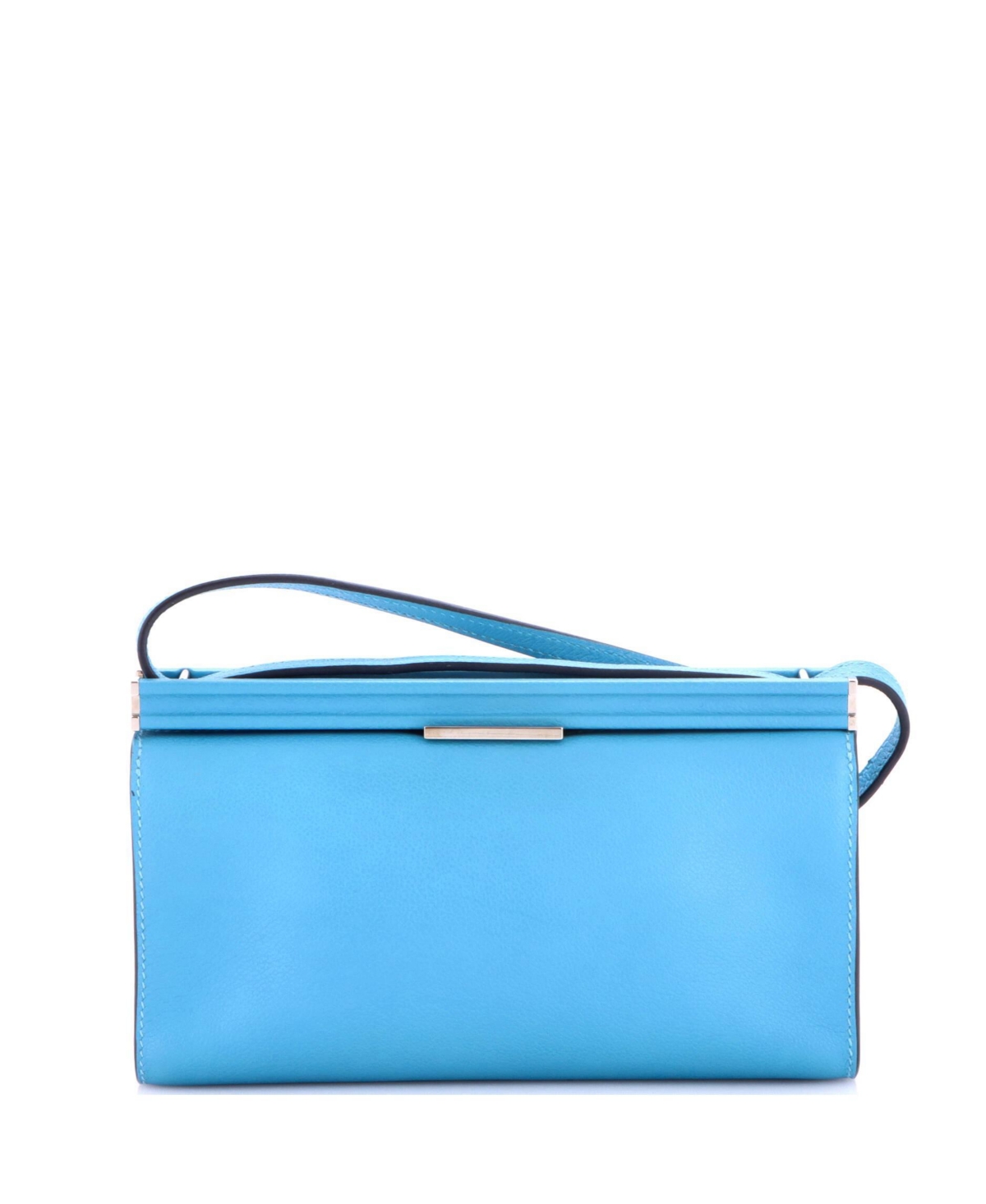 Pre-Owned Hermes 21 Clic-h Shoulder Bag Evercolor – Blue
