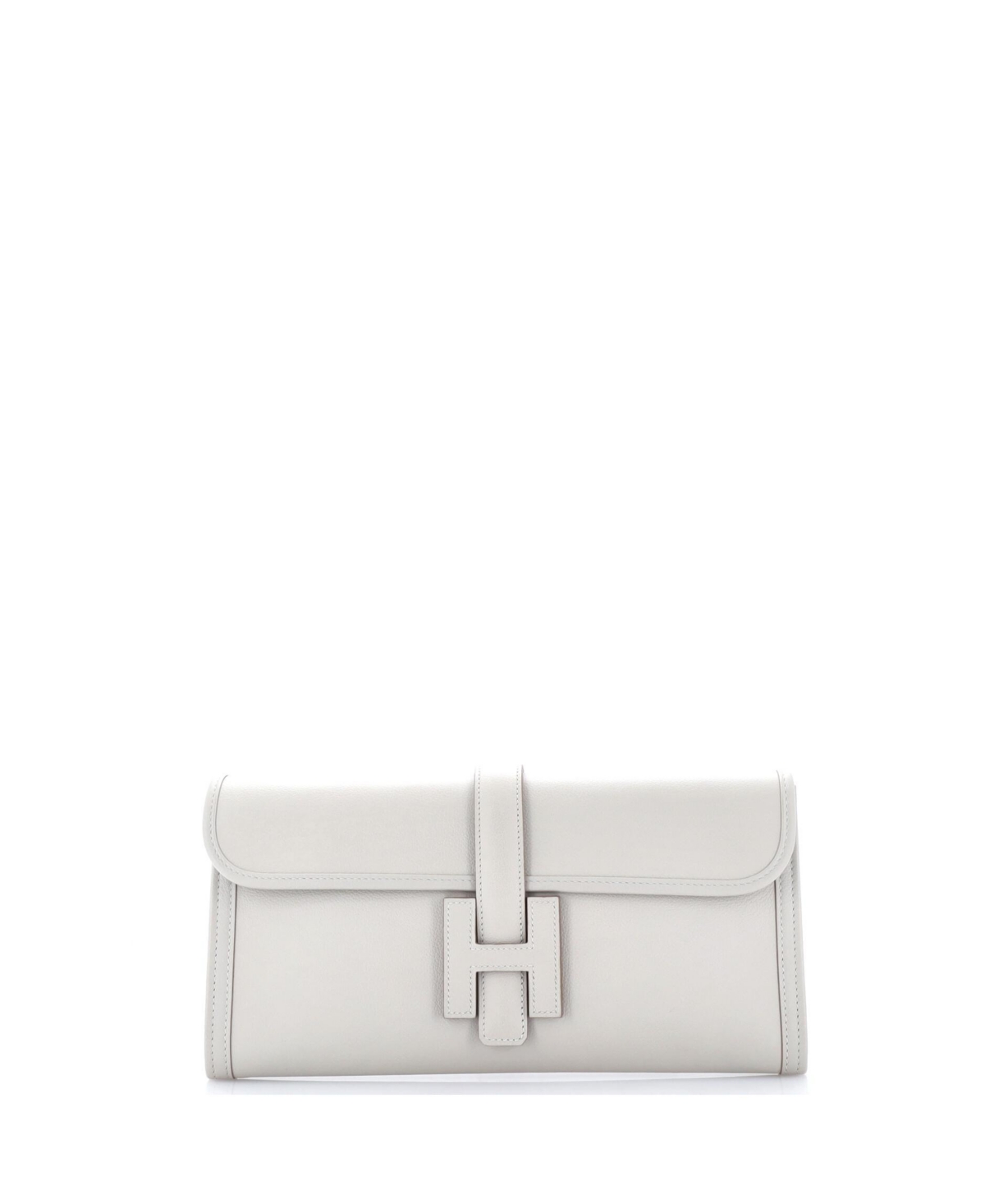 Pre-Owned Hermes 29 Jige Elan Clutch Swift – Grey Pre-Owned Hermes 29 Jige Elan Clutch Swift – Grey