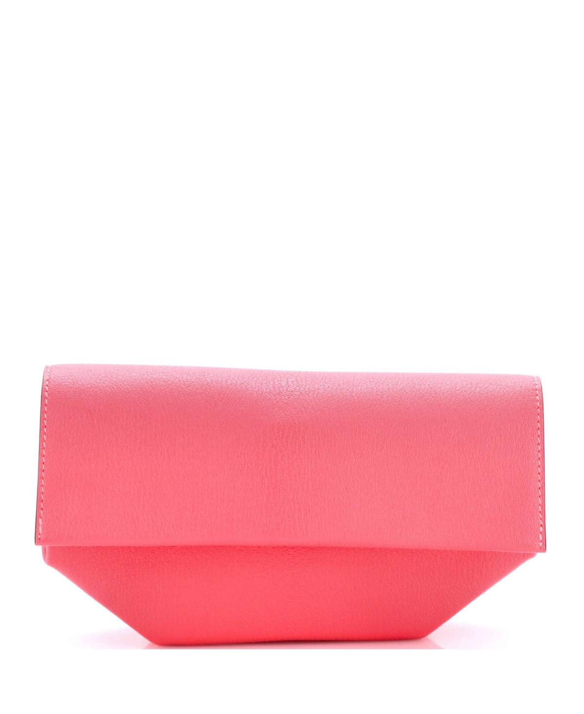 Pre-Owned Hermes Opli Clutch Leather – Pink Pre-Owned Hermes Opli Clutch Leather – Pink
