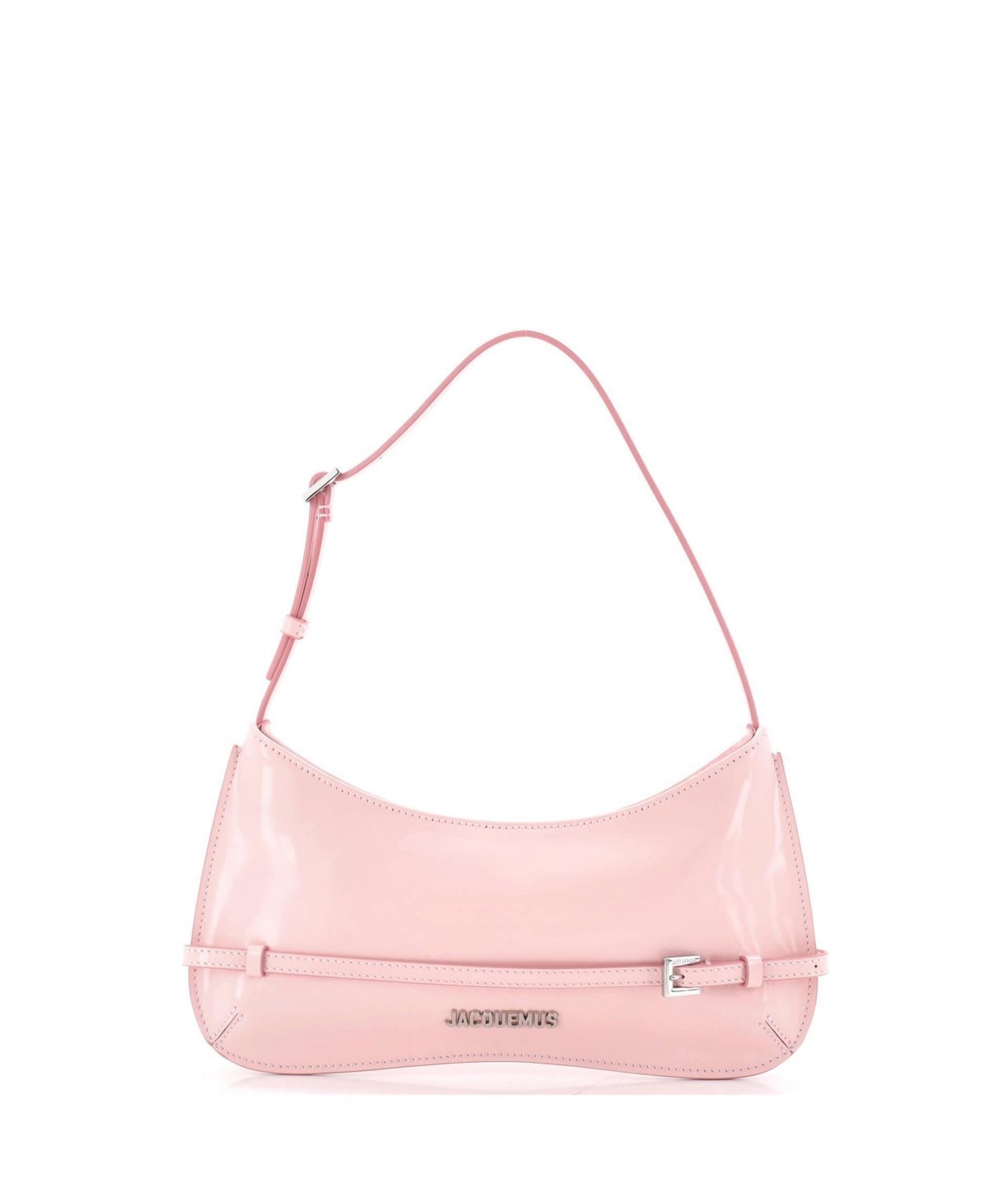 Pre-Owned Jacquemus Le Bisou Ceinture Shoulder Bag Leather – Pink Pre-Owned Jacquemus Le Bisou Ceinture Shoulder Bag Leather – Pink