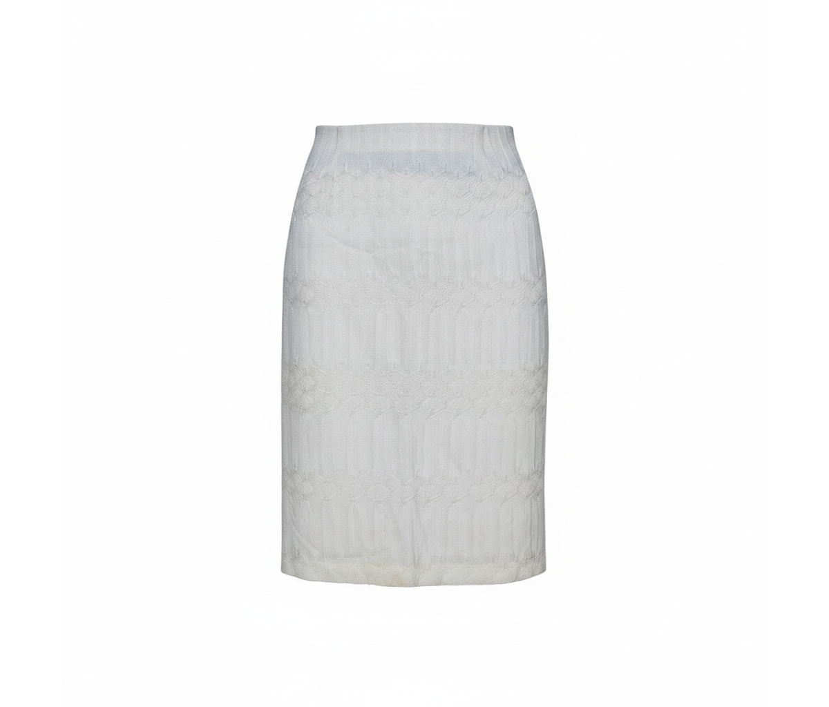 Pre-Owned Missoni Women’s Cream Lace Mini Skirt – Beige/Khaki Pre-Owned Missoni Women’s Cream Lace Mini Skirt – Beige/Khaki