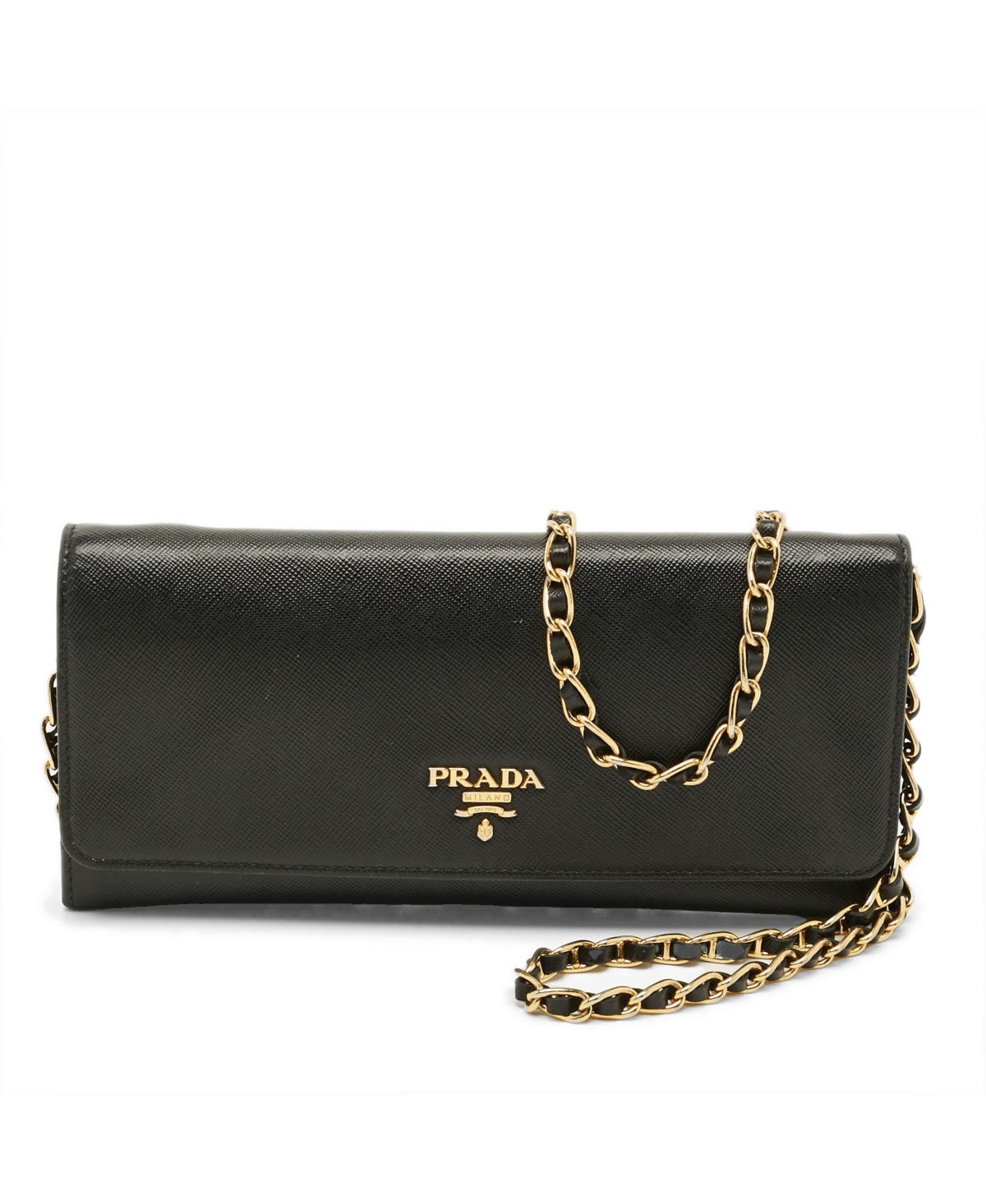 Pre-Owned Prada women’s Leather Shoulder Bag – Black Pre-Owned Prada women’s Leather Shoulder Bag – Black