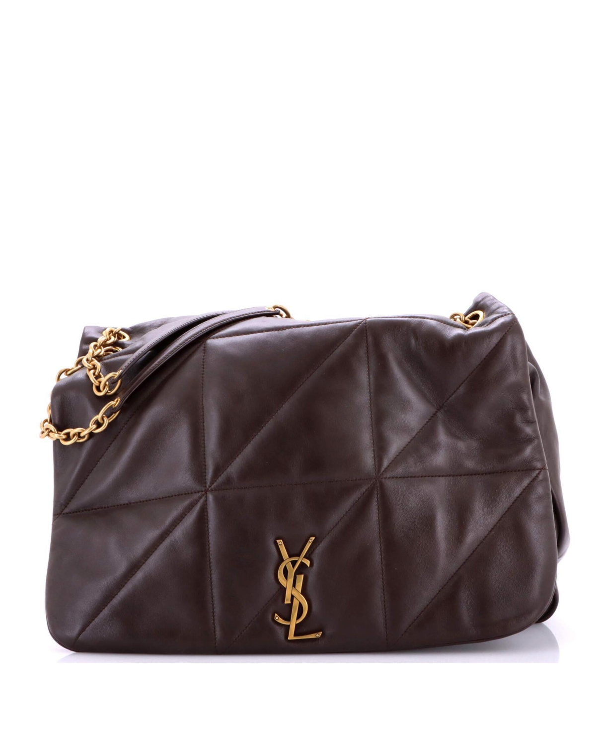 Pre-Owned Saint Laurent Large Jamie 4.3 Shoulder Bag Quilted Leather – Brown