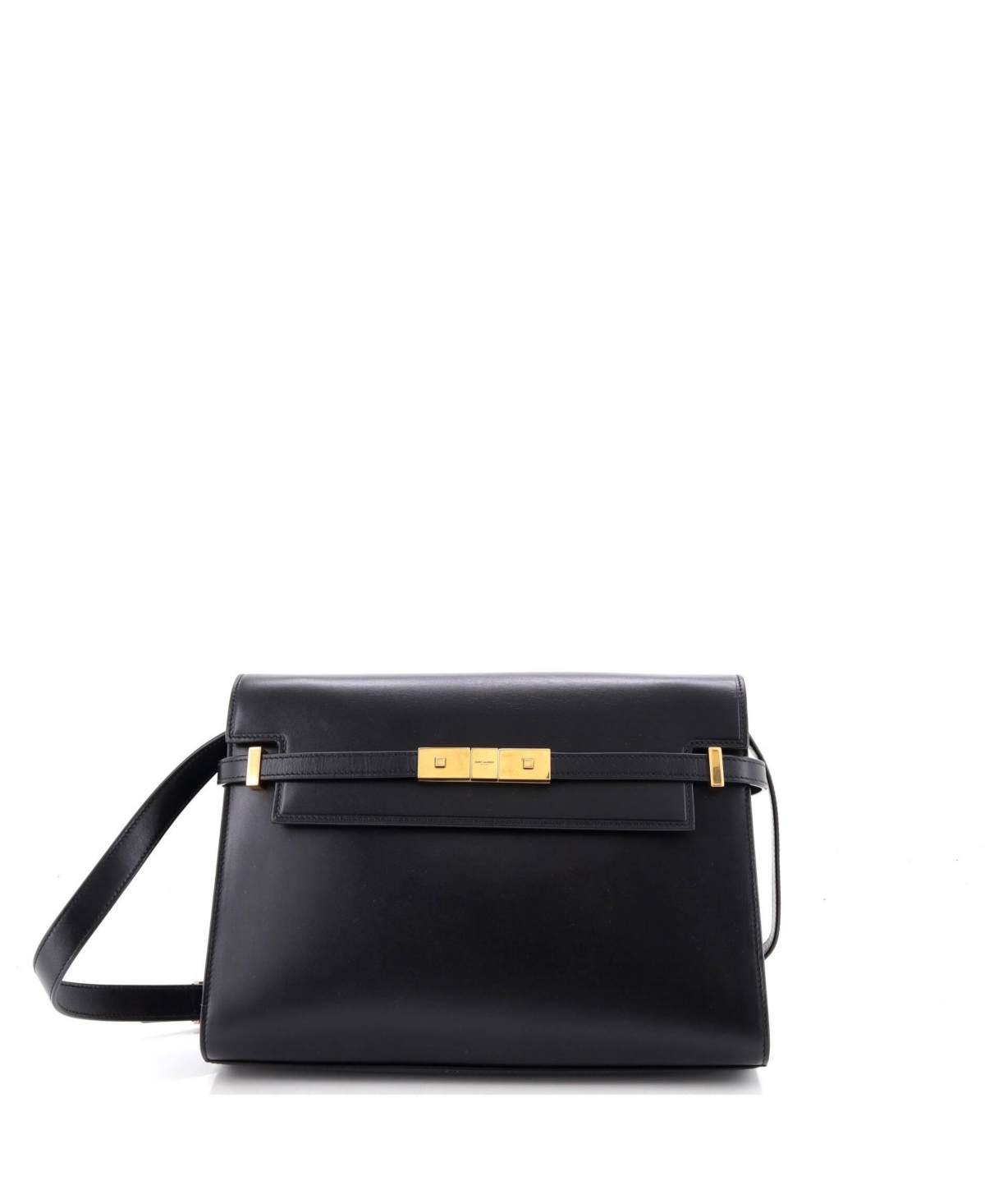 Pre-Owned Saint Laurent Medium Manhattan Shoulder Bag Leather – Black Pre-Owned Saint Laurent Medium Manhattan Shoulder Bag Leather – Black
