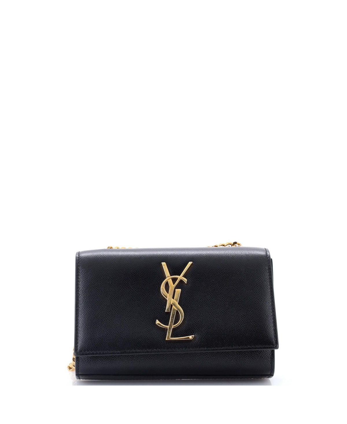 Pre-Owned Saint Laurent Small Classic Monogram Crossbody Bag Grainy Leather – Black Pre-Owned Saint Laurent Small Classic Monogram Crossbody Bag Grainy Leather – Black