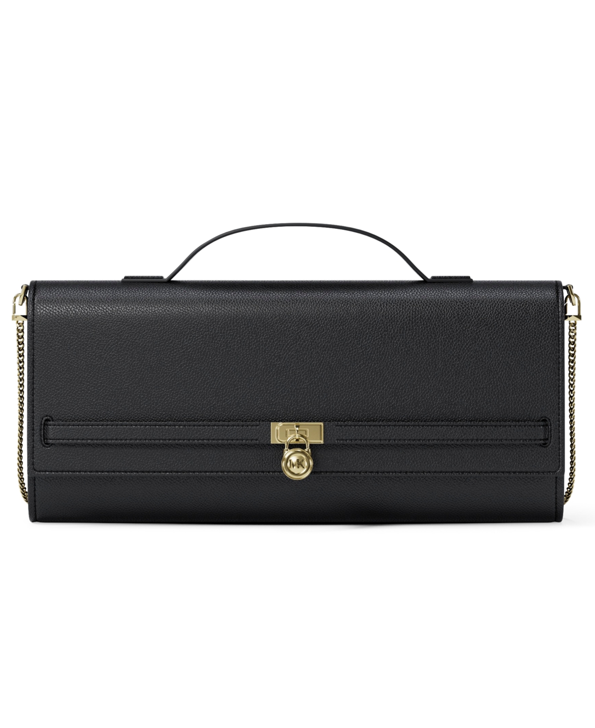Michael Kors Hamilton Moderne Medium East West Clutch – Black Michael Kors Hamilton Moderne Medium East West Clutch – Black