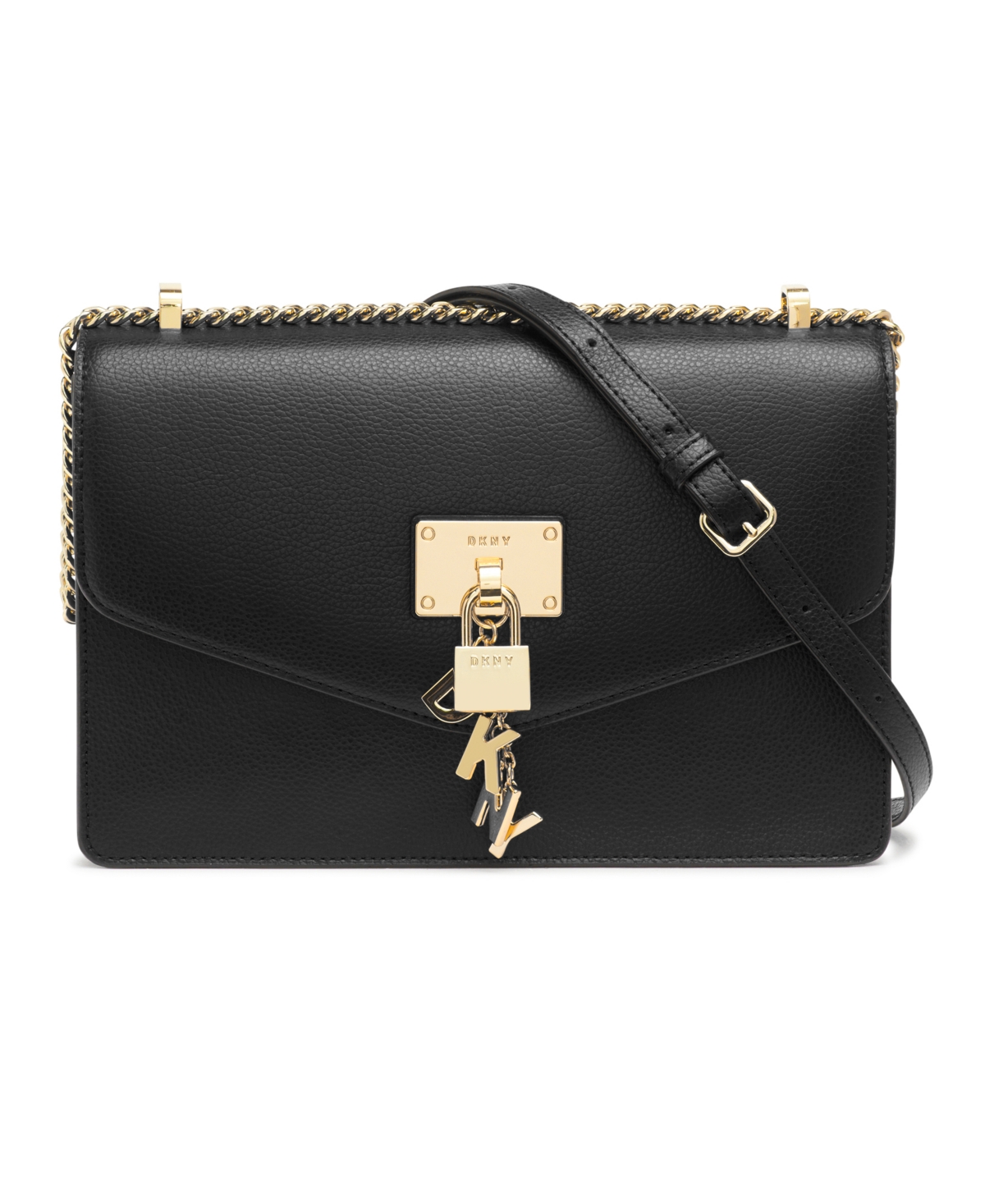 Dkny Elissa Shoulder Bag – Blk/gold Dkny Elissa Shoulder Bag – Blk/gold