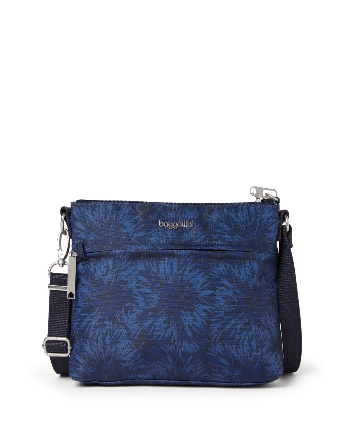 Baggallini Anti-Theft Memento Crossbody Bag – French Navy Firework Baggallini Anti-Theft Memento Crossbody Bag – French Navy Firework