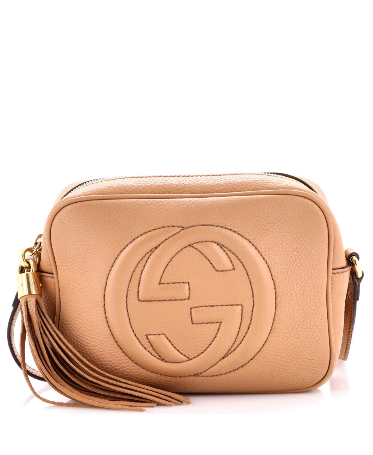 Pre-Owned Gucci Small Soho Disco Crossbody Bag Leather – Brown Pre-Owned Gucci Small Soho Disco Crossbody Bag Leather – Brown