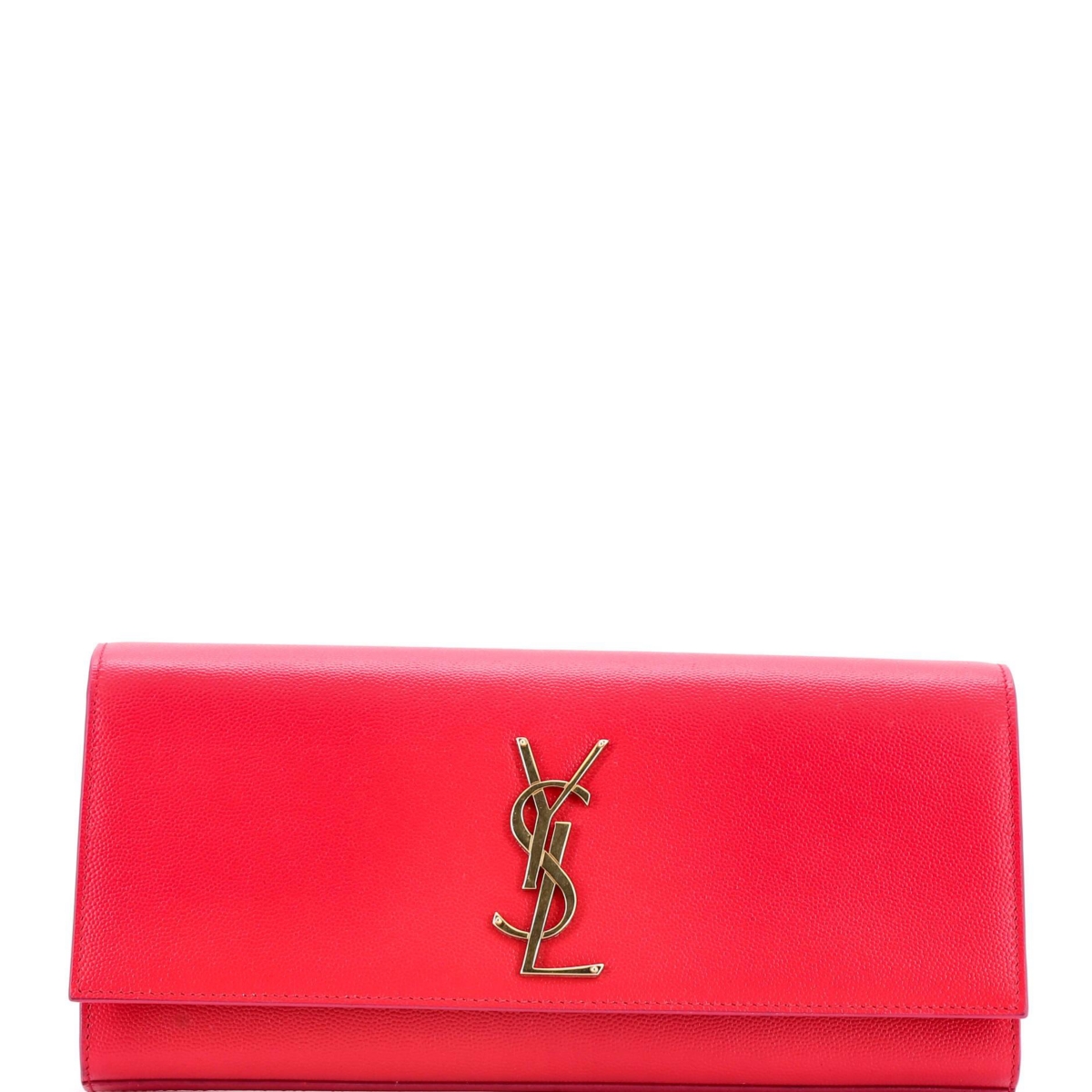 Pre-Owned Saint Laurent Long Classic Monogram Clutch Leather – Pink Pre-Owned Saint Laurent Long Classic Monogram Clutch Leather – Pink