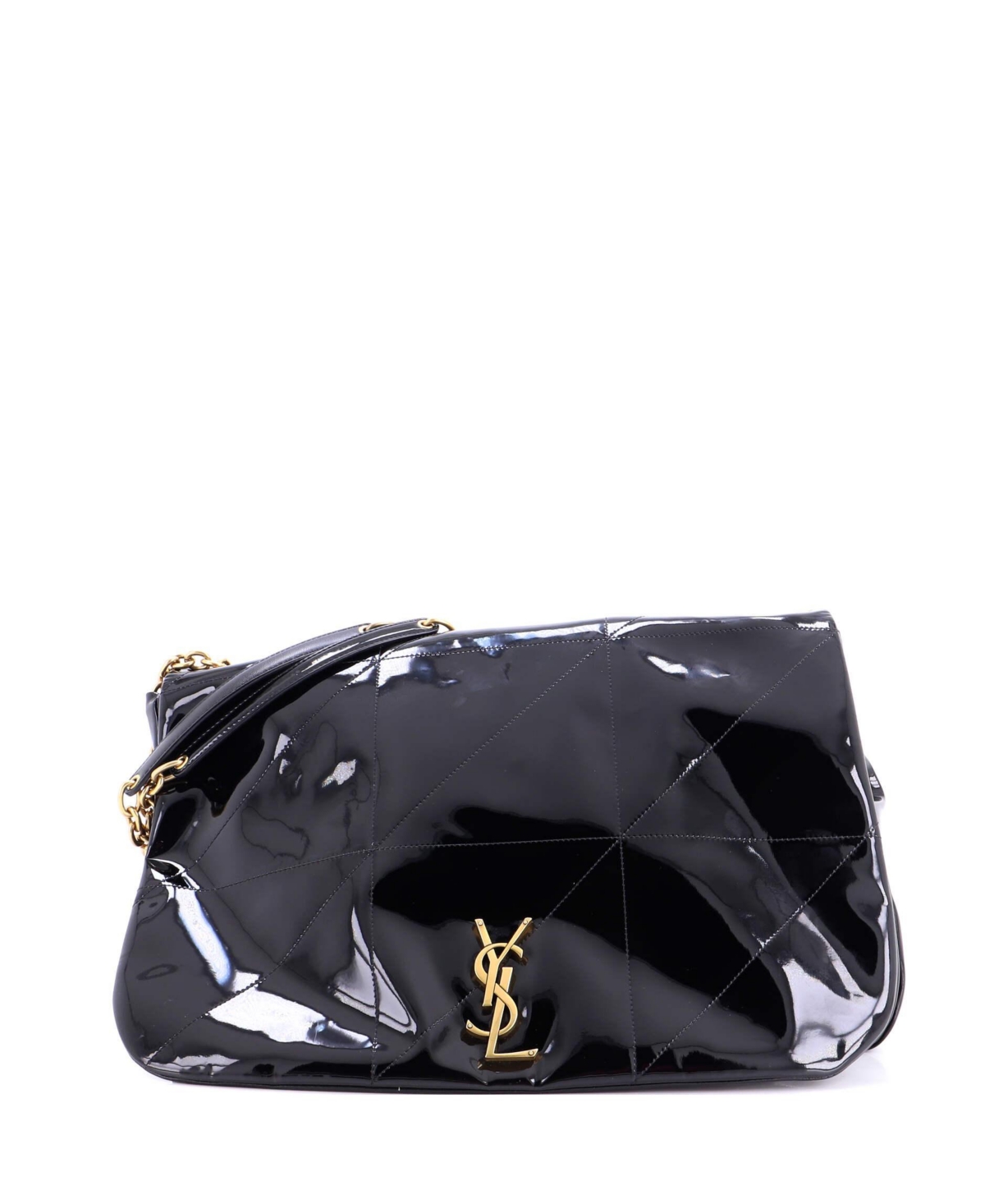 Pre-Owned Saint Laurent Large Jamie 4.3 Shoulder Bag Quilted Patent – Black Pre-Owned Saint Laurent Large Jamie 4.3 Shoulder Bag Quilted Patent – Black
