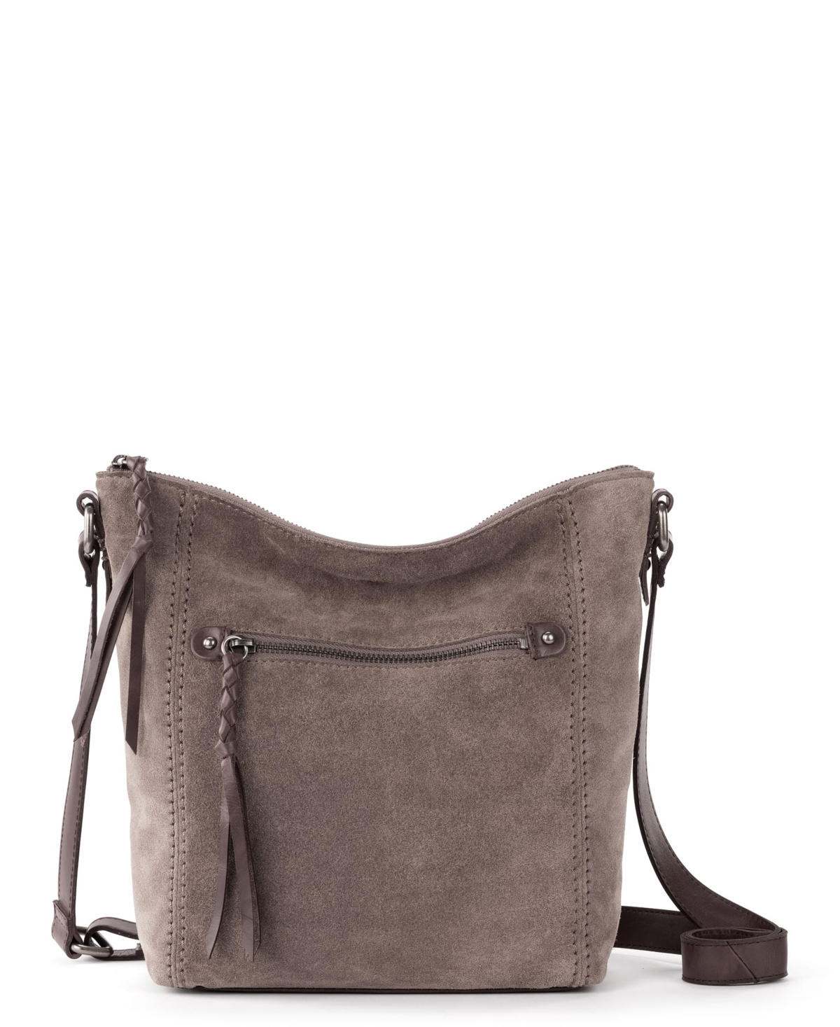 The Sak Women’s Ashland Leather Crossbody Bag – Mushroom Suede The Sak Women’s Ashland Leather Crossbody Bag – Mushroom Suede