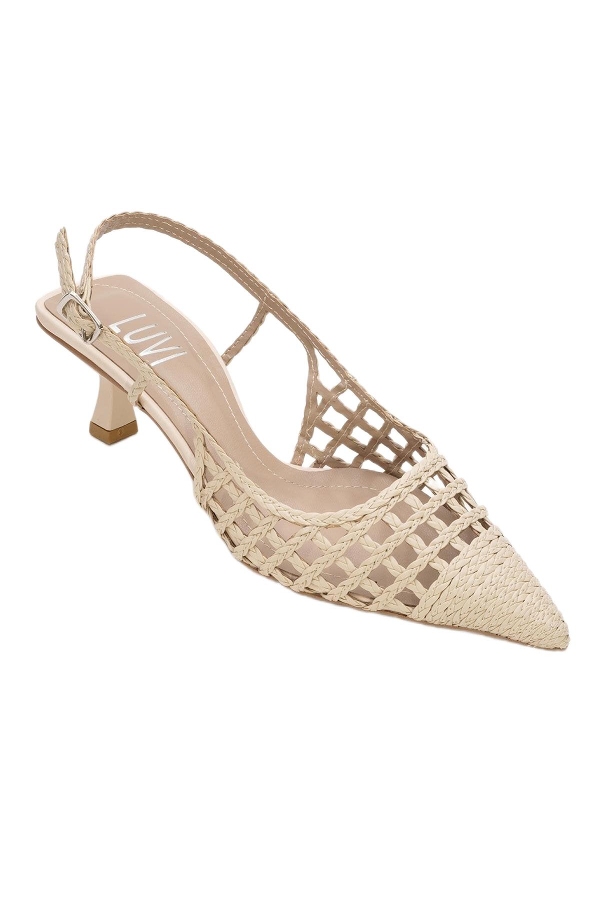 Prologue Shoes Women’s Heaven Knitted Pointed Toe Pumps – Beige Prologue Shoes Women’s Heaven Knitted Pointed Toe Pumps – Beige