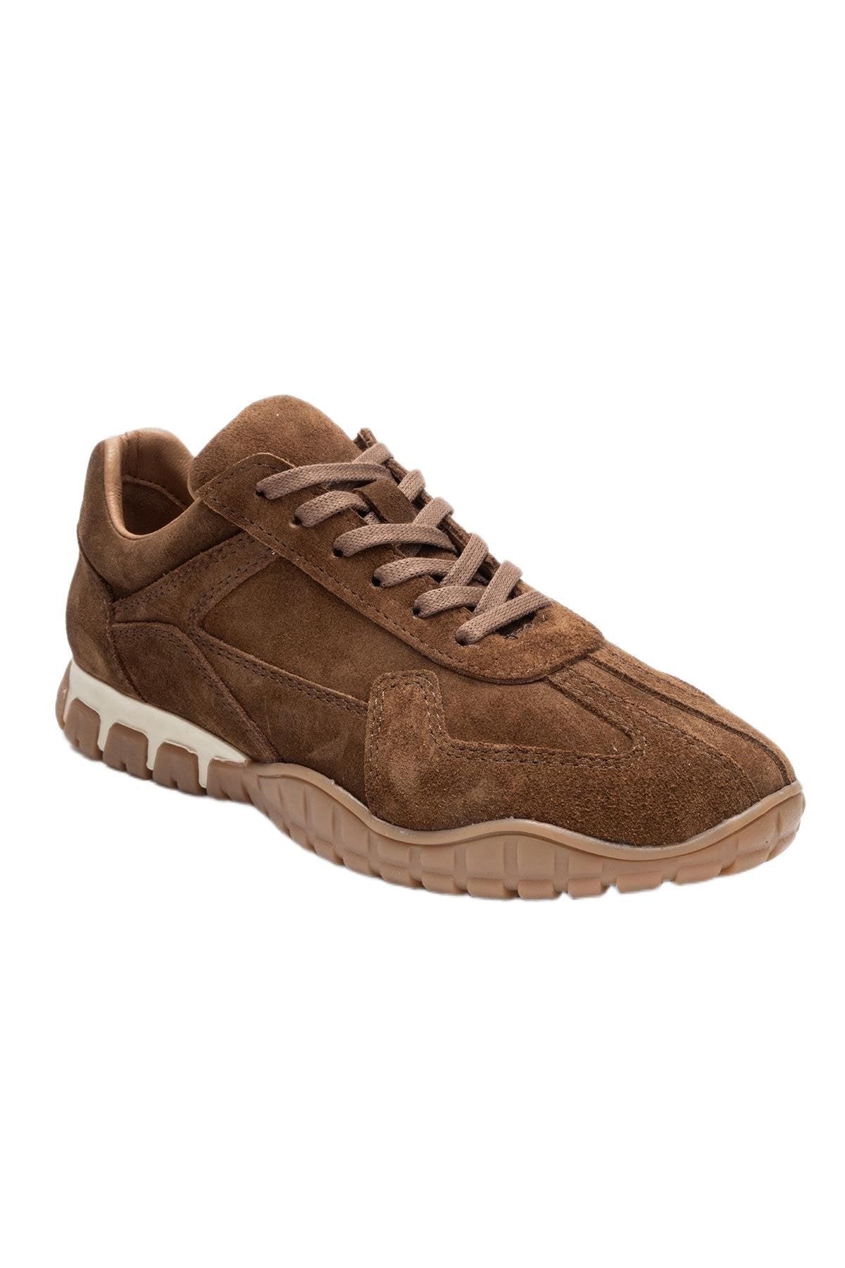 Forever & Always Shoes Women’s Lars Leather Sneaker – Cognac suede Forever & Always Shoes Women’s Lars Leather Sneaker – Cognac suede