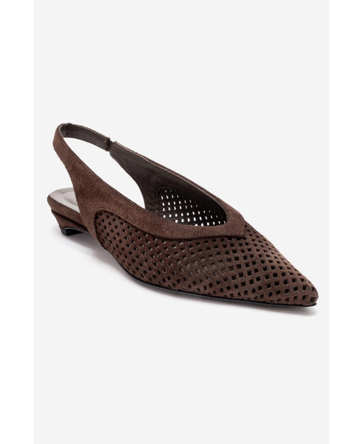 Forever & Always Shoes Women’s Lieve Leather Slingback Pump – Brown suede Forever & Always Shoes Women’s Lieve Leather Slingback Pump – Brown suede