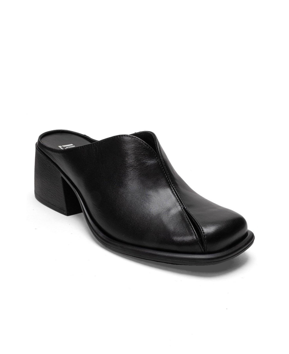 Forever & Always Shoes Women’s Ardent Leather Block Heel Mule – Black Forever & Always Shoes Women’s Ardent Leather Block Heel Mule – Black
