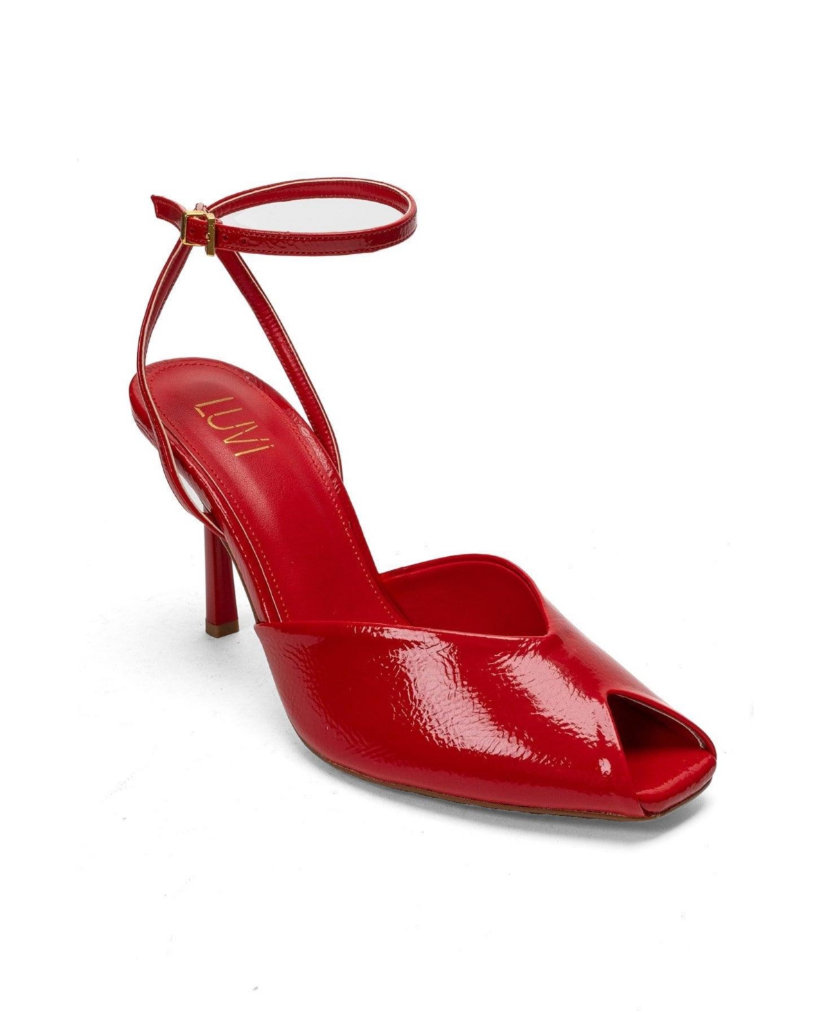 Prologue Shoes Women’s Slate Ankle Strap Stiletto Pump – Red Prologue Shoes Women’s Slate Ankle Strap Stiletto Pump – Red
