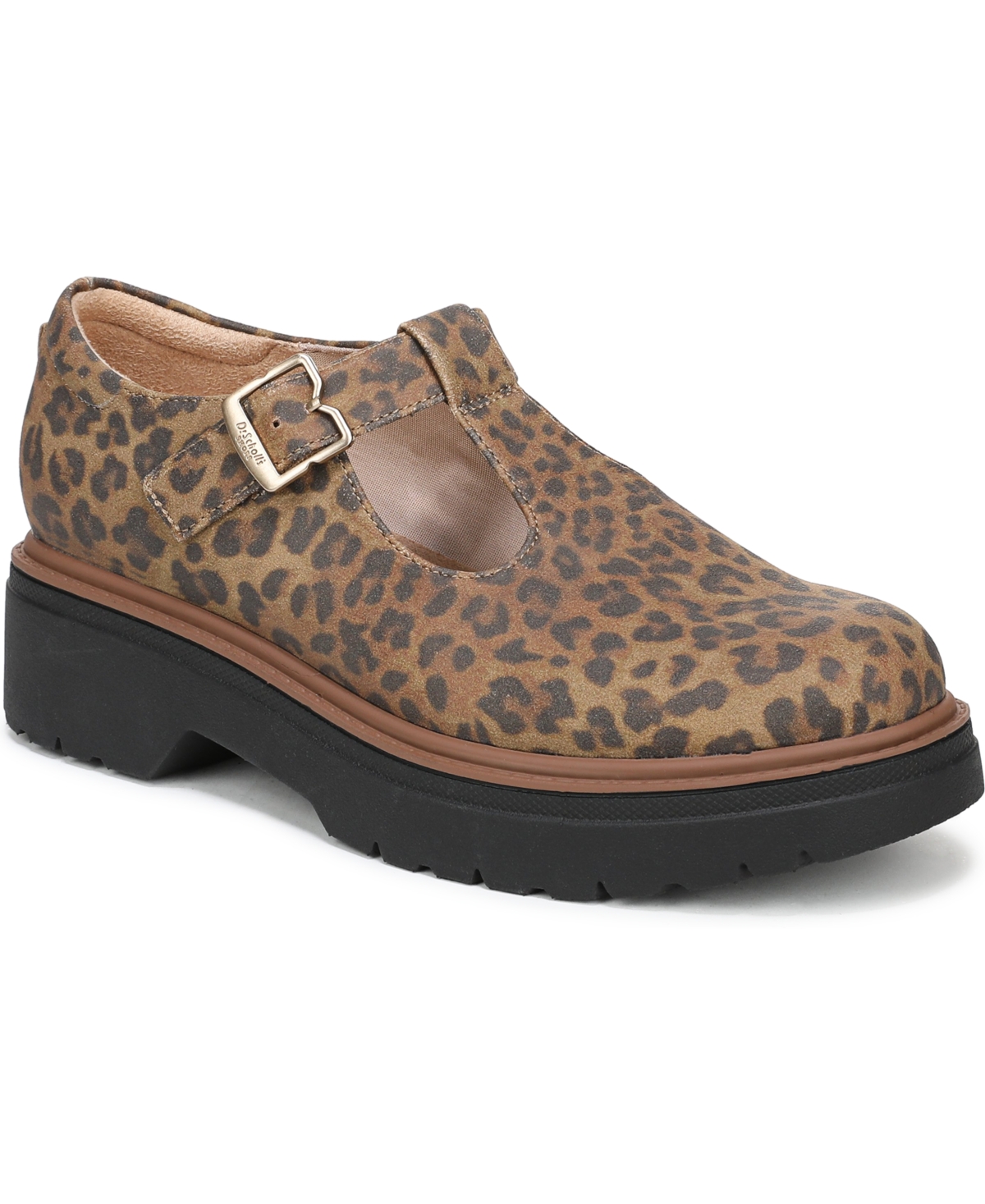 Dr. Scholl’s Women’s Bring It-Jane Platform Mary Jane Shoes – Black/Brown Faux Leather Dr. Scholl’s Women’s Bring It-Jane Platform Mary Jane Shoes – Black/Brown Faux Leather