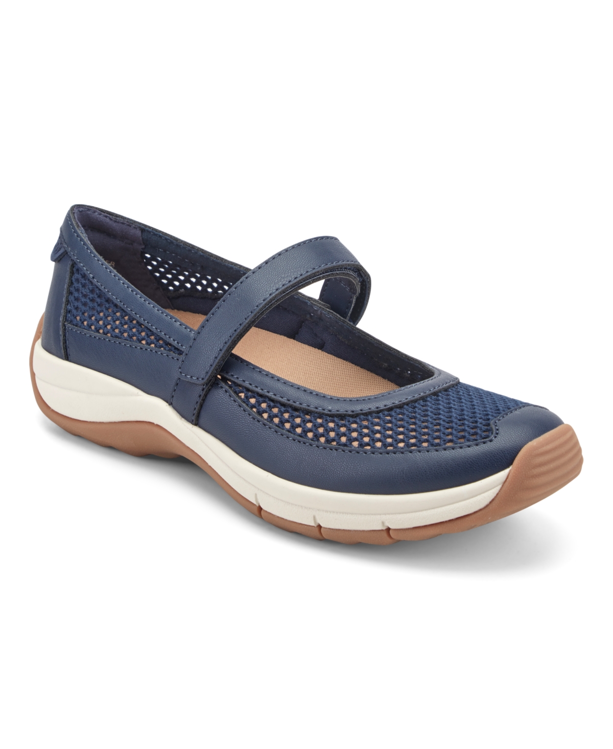 Easy Spirit Women’s Briana Mary Jane Walking Shoes – Dark Blue Mesh