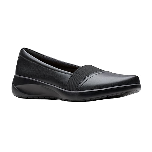 Clarks Kaetlyn Rhea Womens Round Closed Toe Slip-On Shoe, 7 Medium, Black Clarks Kaetlyn Rhea Womens Round Closed Toe Slip-On Shoe, 7 Medium, Black