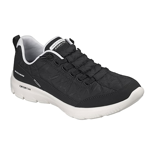 Skechers Summits Cozy Fit Womens Slip-On Walking Shoes, 8 Medium, Black Skechers Summits Cozy Fit Womens Slip-On Walking Shoes, 8 Medium, Black