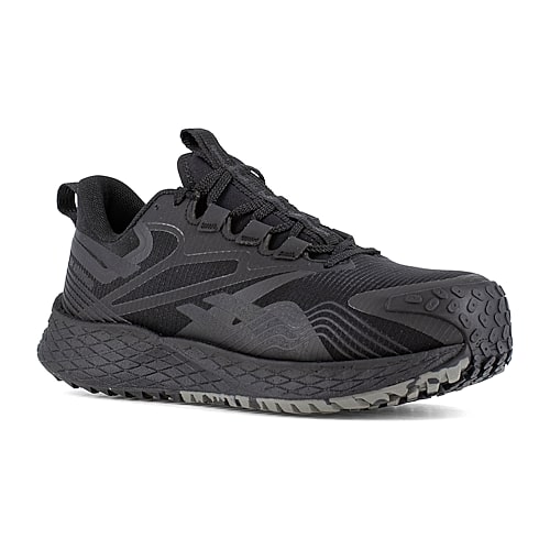 Reebok Work Rb613 Womens Round Composite Toe Work Shoes, 7 Medium, Black