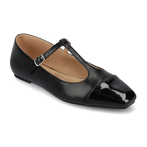 Journee Collection Theah Womens Cap Closed Toe Mary Jane Shoes, 6 Medium, Black Journee Collection Theah Womens Cap Closed Toe Mary Jane Shoes, 6 Medium, Black