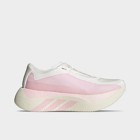 adidas Women’s Hyperboost Edge Running Shoes in Off White/Clear Pink/Clear Pink Size: 5.5