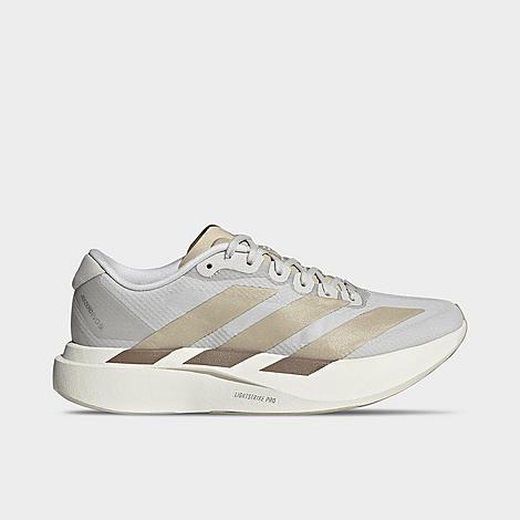 adidas Women’s Adizero EVO SL Woven Running Shoes in Grey One/Grey One/Khaki Three Size: 7.0