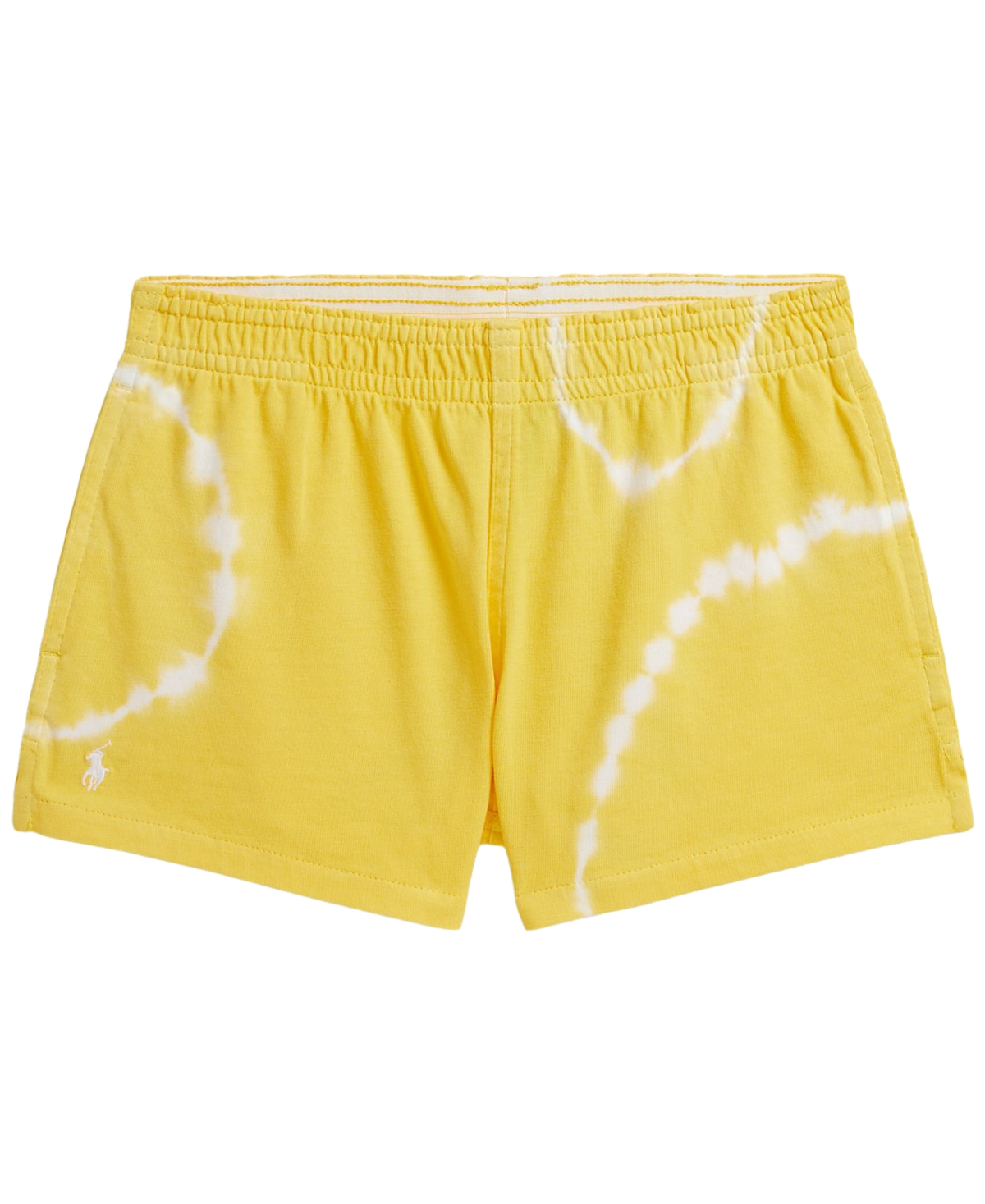 Polo Ralph Lauren Girls’ 2T-6X Tie-Dye Cotton Jersey Short – Signal Yellow Polo Ralph Lauren Girls’ 2T-6X Tie-Dye Cotton Jersey Short – Signal Yellow
