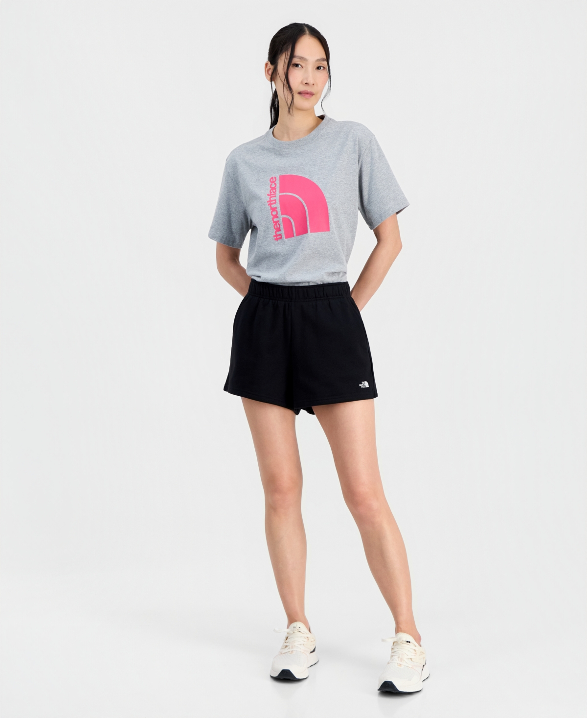 The North Face Women’s Core Half Dome Cotton Shorts – Tnf Black The North Face Women’s Core Half Dome Cotton Shorts – Tnf Black