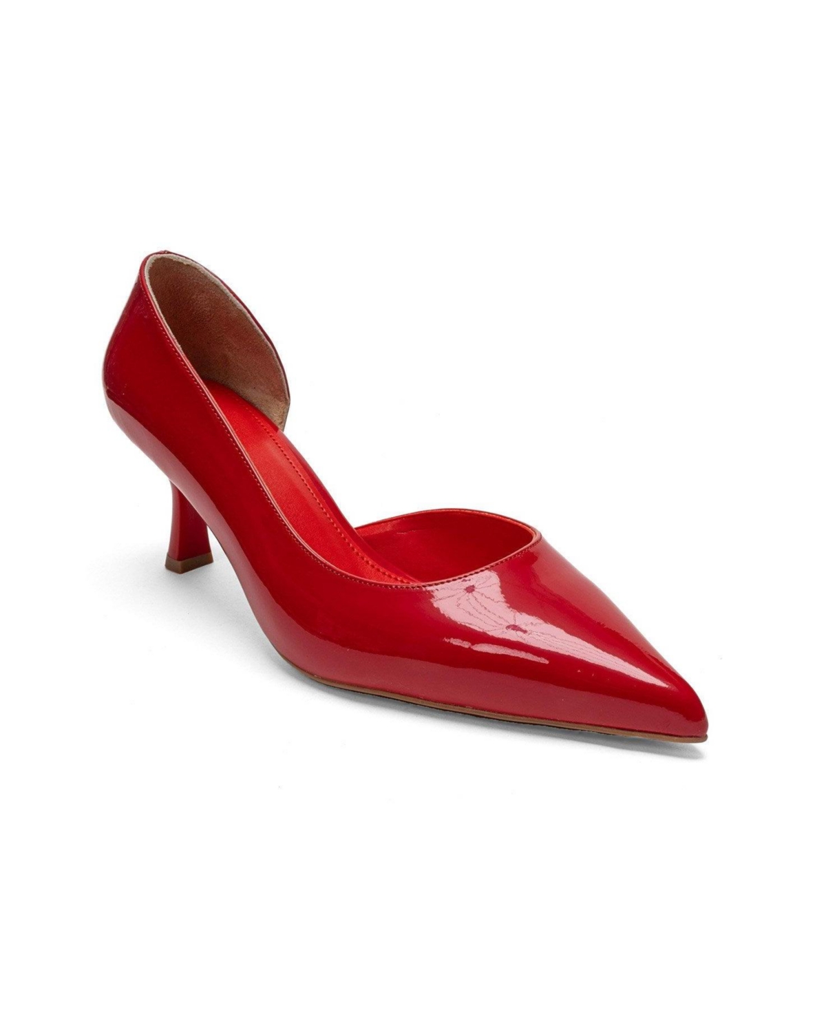 Prologue Shoes Arel Pointed Toe Pump – Red patent Prologue Shoes Arel Pointed Toe Pump – Red patent