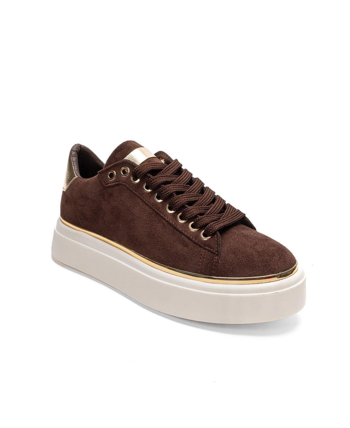 Prologue Shoes Borena Platform Sneaker – Brown suede Prologue Shoes Borena Platform Sneaker – Brown suede