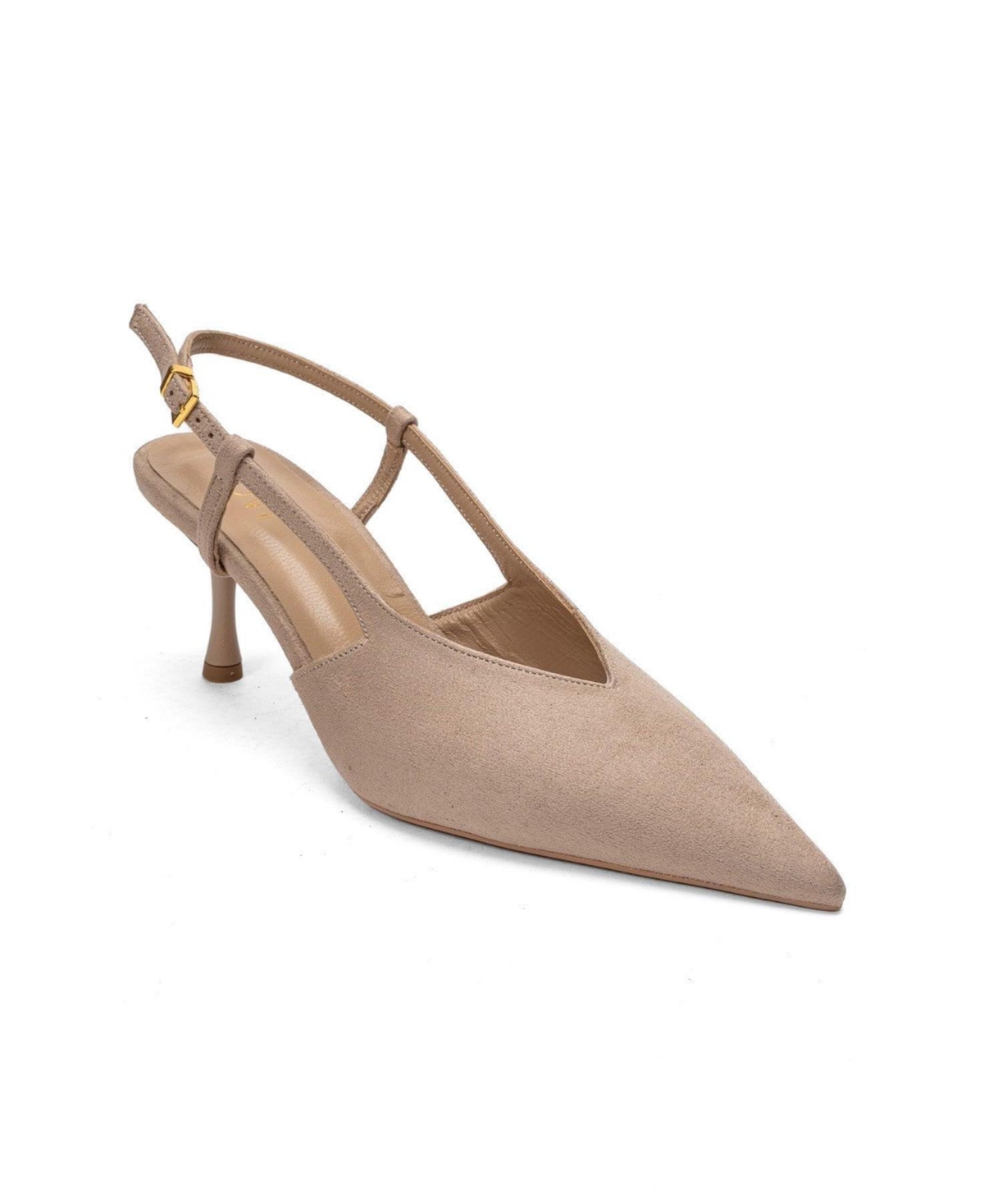 Prologue Shoes Irena Pointed Toe Pump – Beige suede Prologue Shoes Irena Pointed Toe Pump – Beige suede